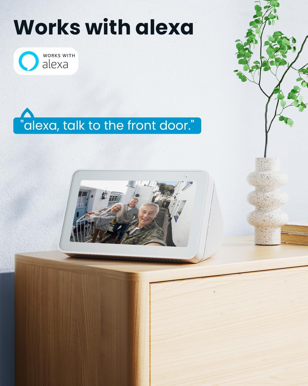 Iegeek Doorbell Camera Wireless No Subscription   Wireless Video Doorbell With Chime, Doorbell With Camera 1080P Fhd, Voice Chan