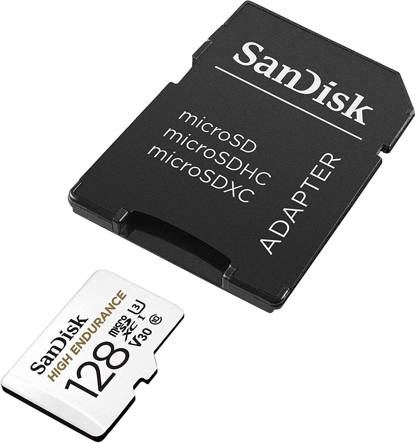 Sandisk 128Gb High Endurance Video Microsdxc Card With Adapter For Dash Cam And Home Monitoring Systems   C10, U3, V30, 4K Uhd,