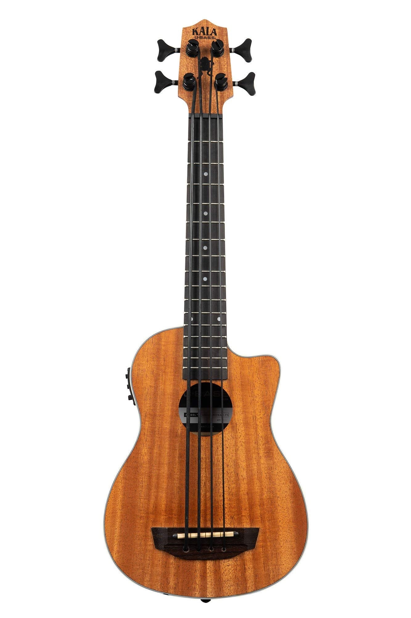 Kala Brand Music Co., 4 String Ukulele, Right, Natural, Ubass Scout Fs