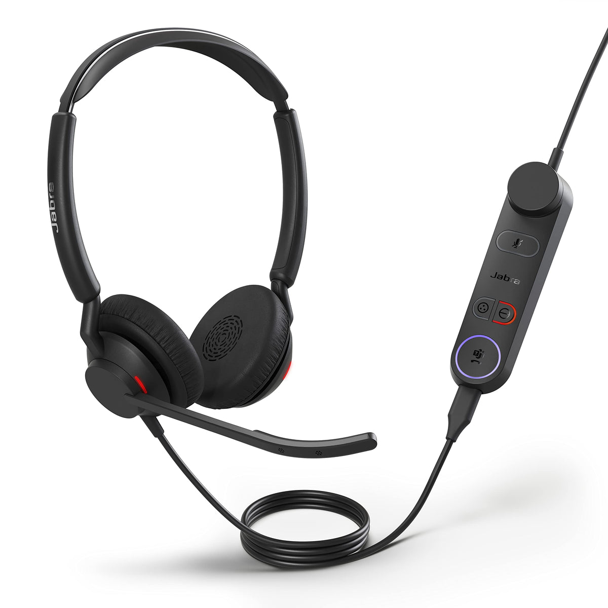 Jabra Engage 50 Ii Wired Stereo Headset With Link Call Control   Noise Cancelling 3 Mic Technology And Usb C Cable, Ultra Lightw
