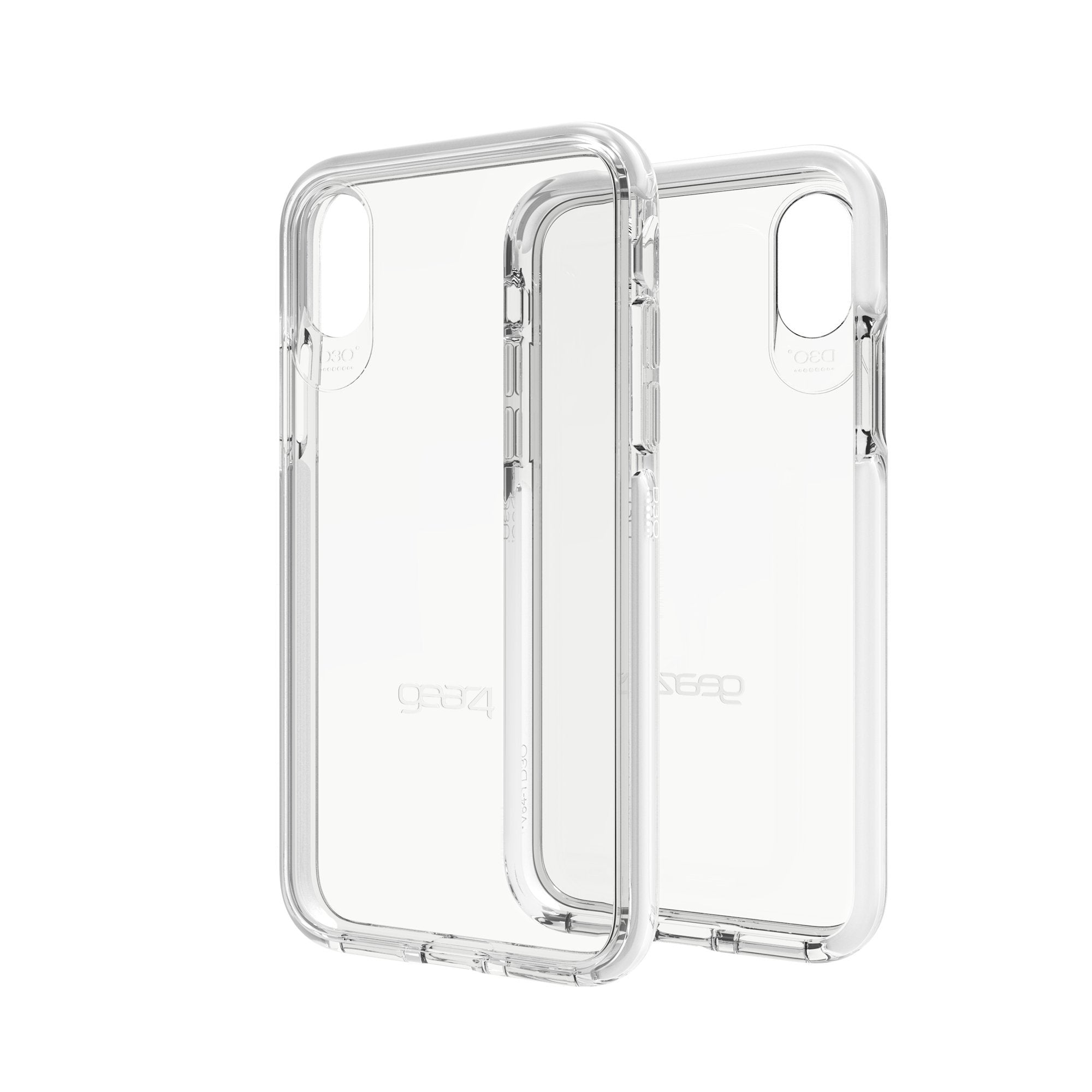 Gear4 Piccadilly Clear Case With Advanced Impact Protection [ Protected By D3O ], Slim, Tough Design For Iphone X/Xs   White