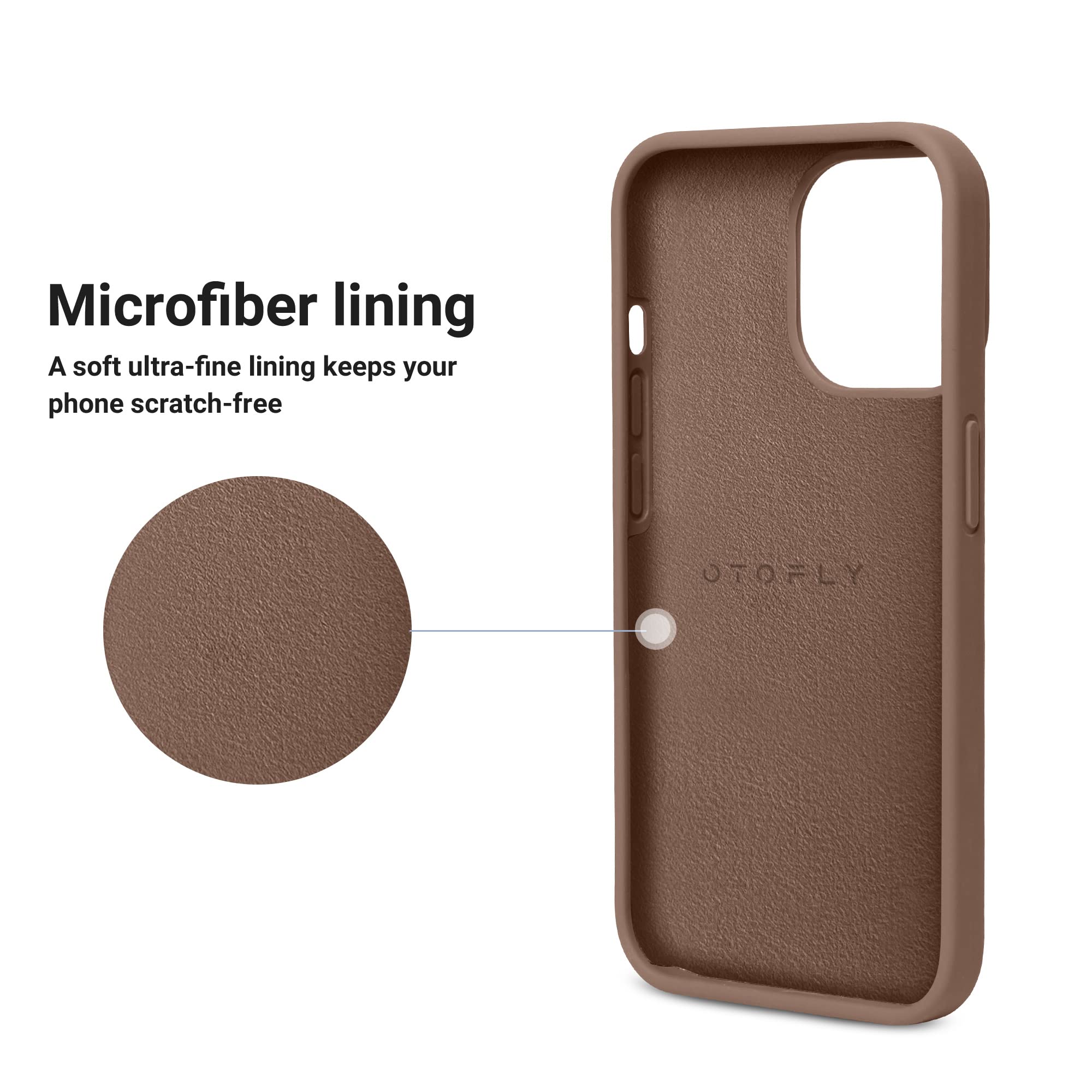 Otofly Compatible With Iphone 13 Pro Case,[Military Grade Drop Protection] [Anti Scratch Microfiber Lining] Silicone Shockproof