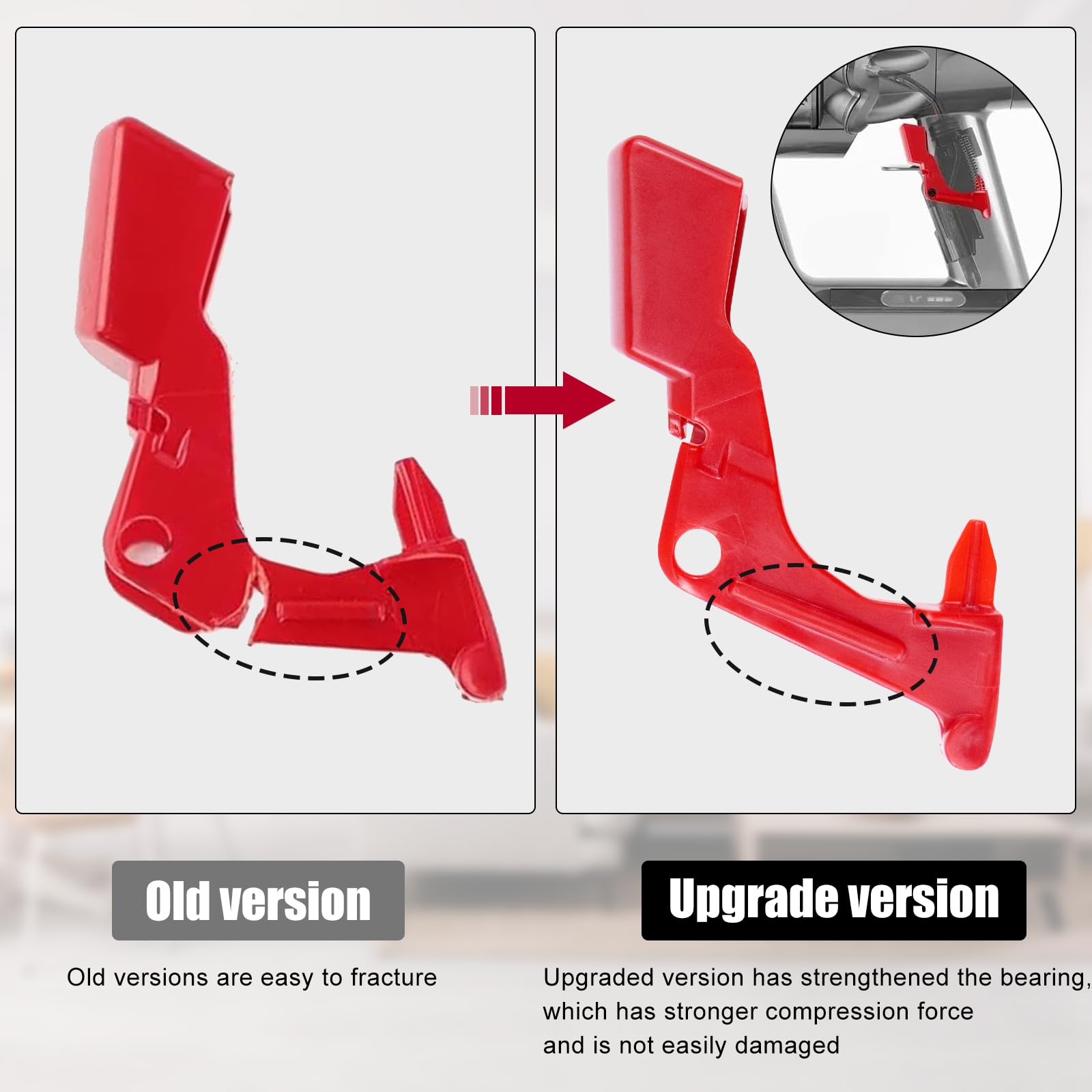 Extra Strong Trigger Power Switch Button For Dyson V10 V11 Sv12 Sv14 Cleaner Repair Fix Tool