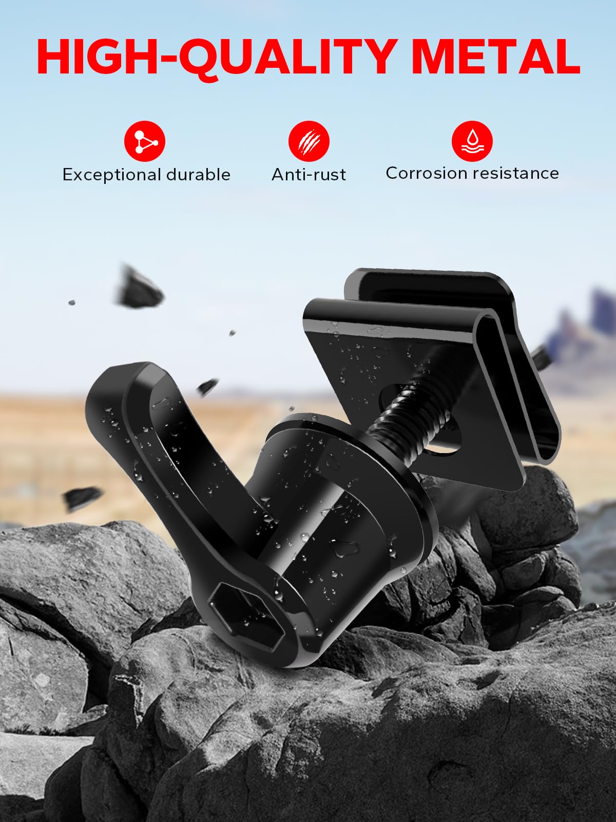 Amazicha New Saddle Bag Lock Hardware Bolt Kit, Theft Deterrent Saddlebag Lever Locks Mounting Hardware Screws Compatible For Ha