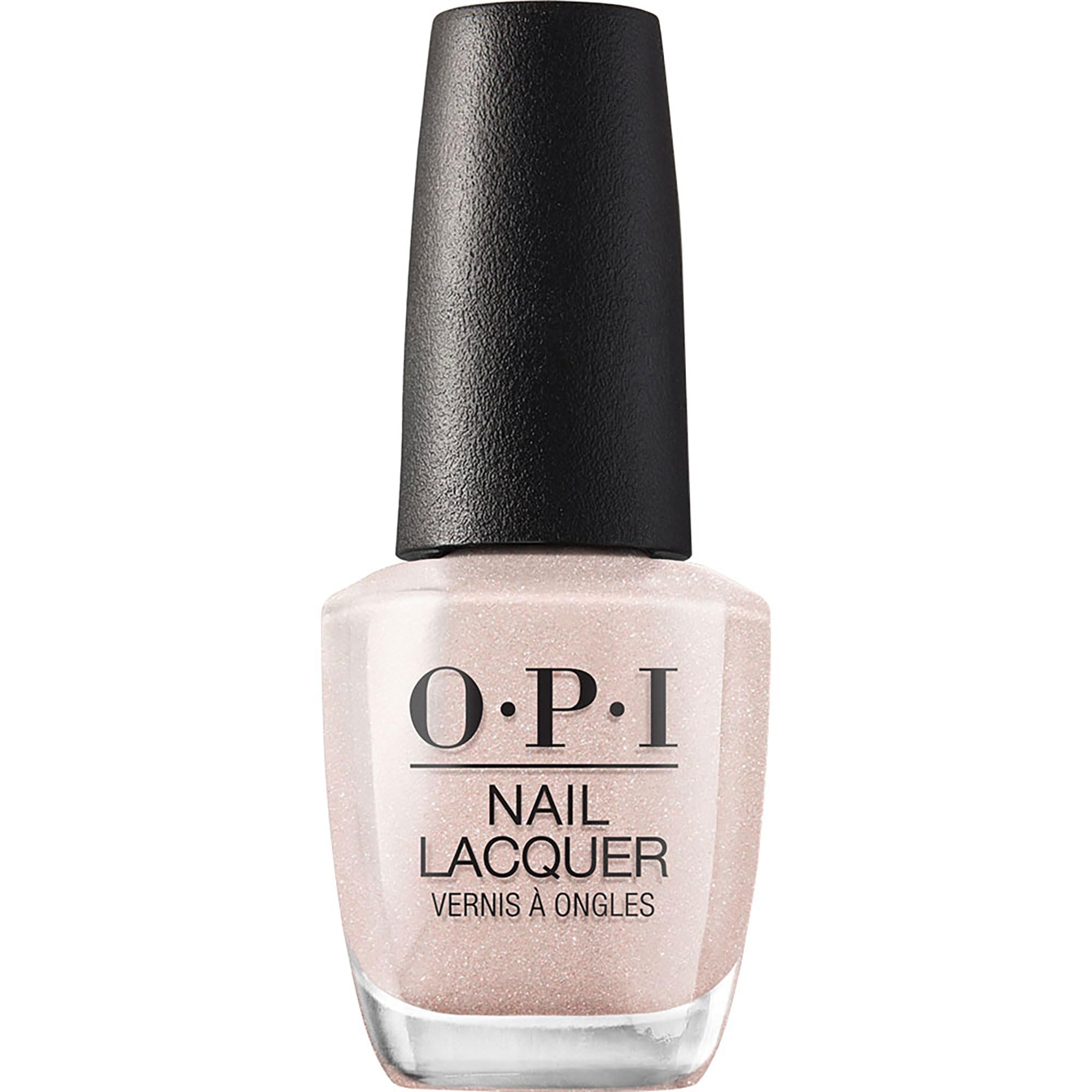 OPI Nail Lacquer Throw Me A Kiss | Sheer Soft Beige Crme Chip Resistant Nail Polish | Always Bare For You Collection