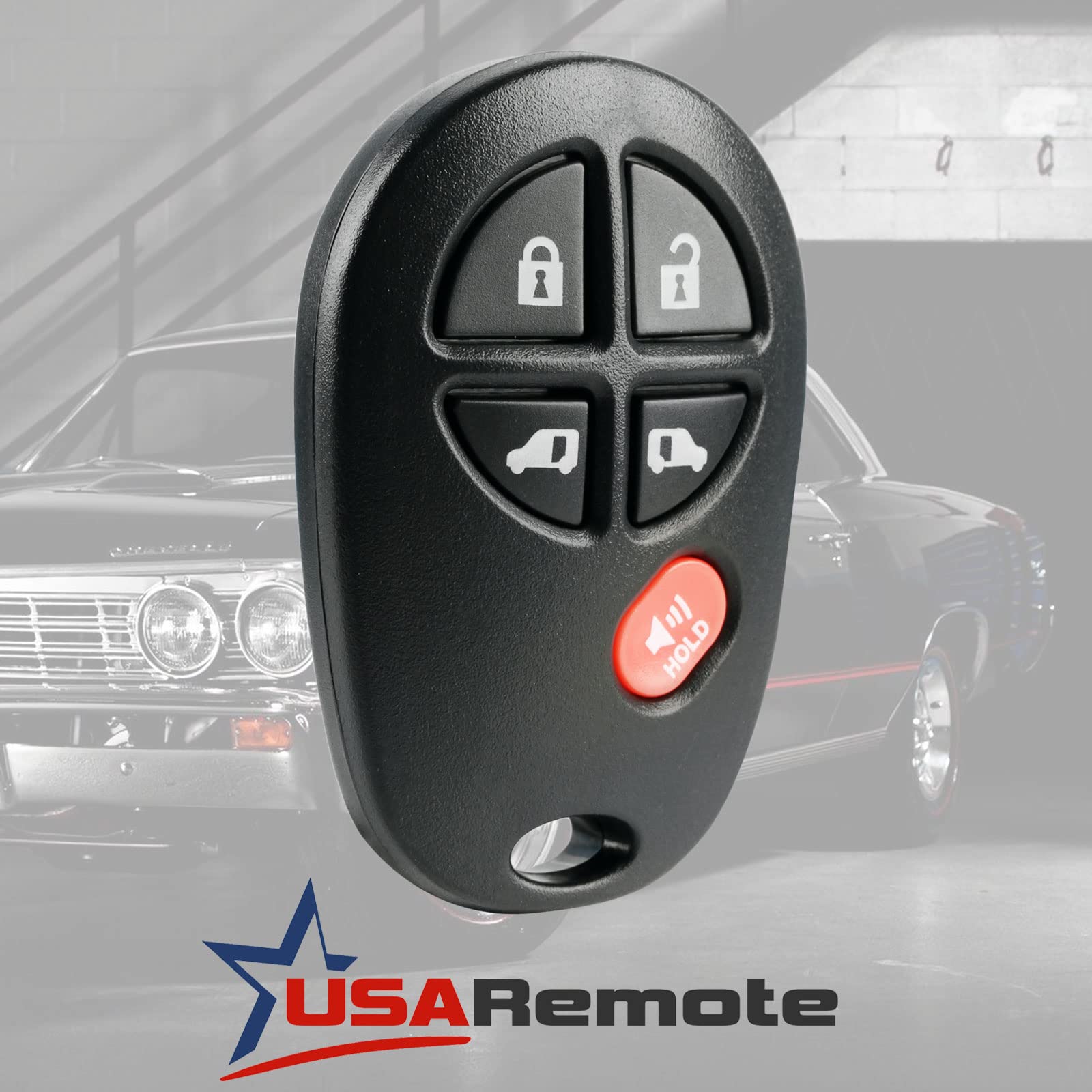 Key Fob Keyless Entry Remote Fits 2004 2016 Toyota Sienna (Gq43Vt20T 5 Btn)
