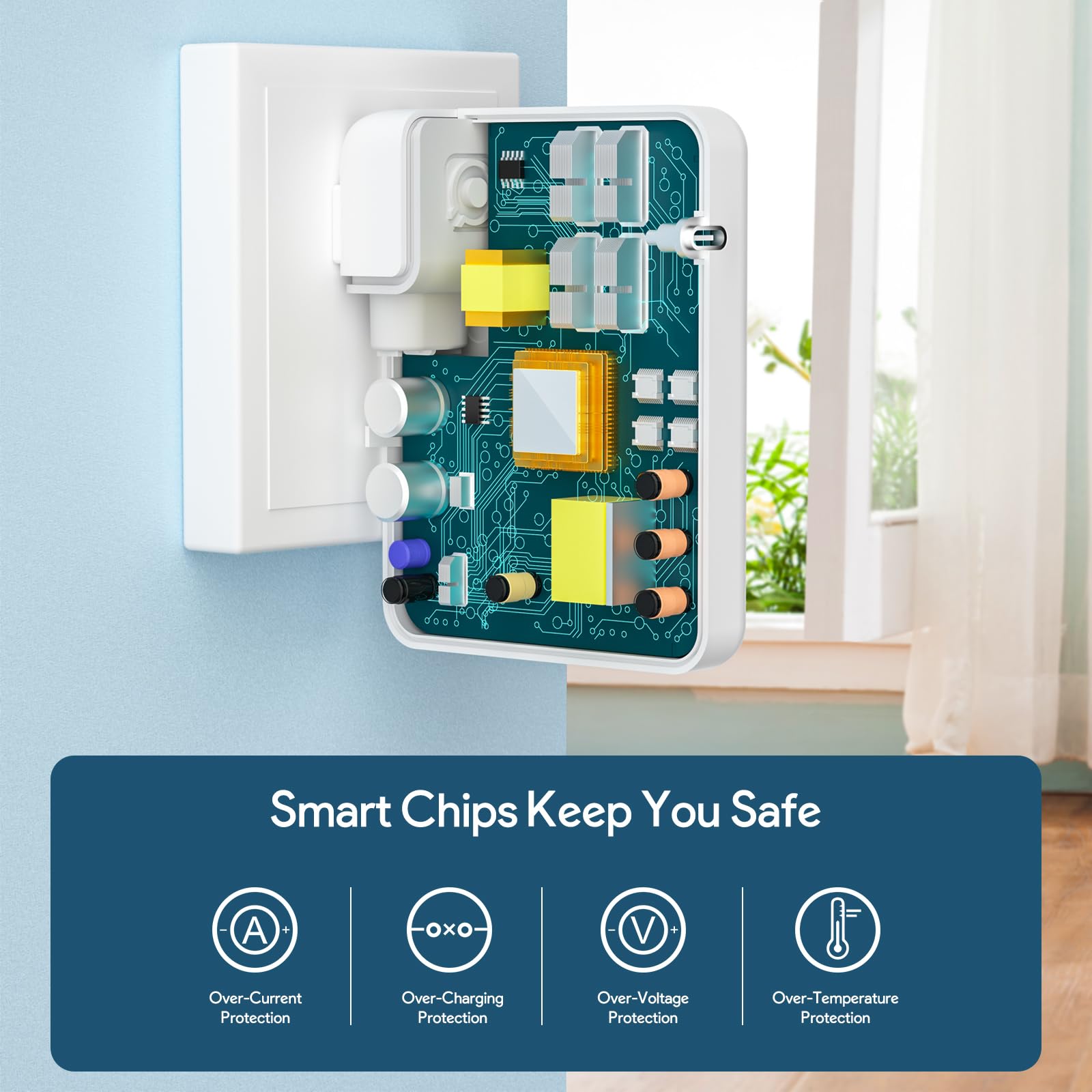 Mac Book Pro Charger   140W Usb C Charger Fast Charger Power Adapter For Macbook Pro, Macbook Air, Ipad Pro, Samsung Galaxy And