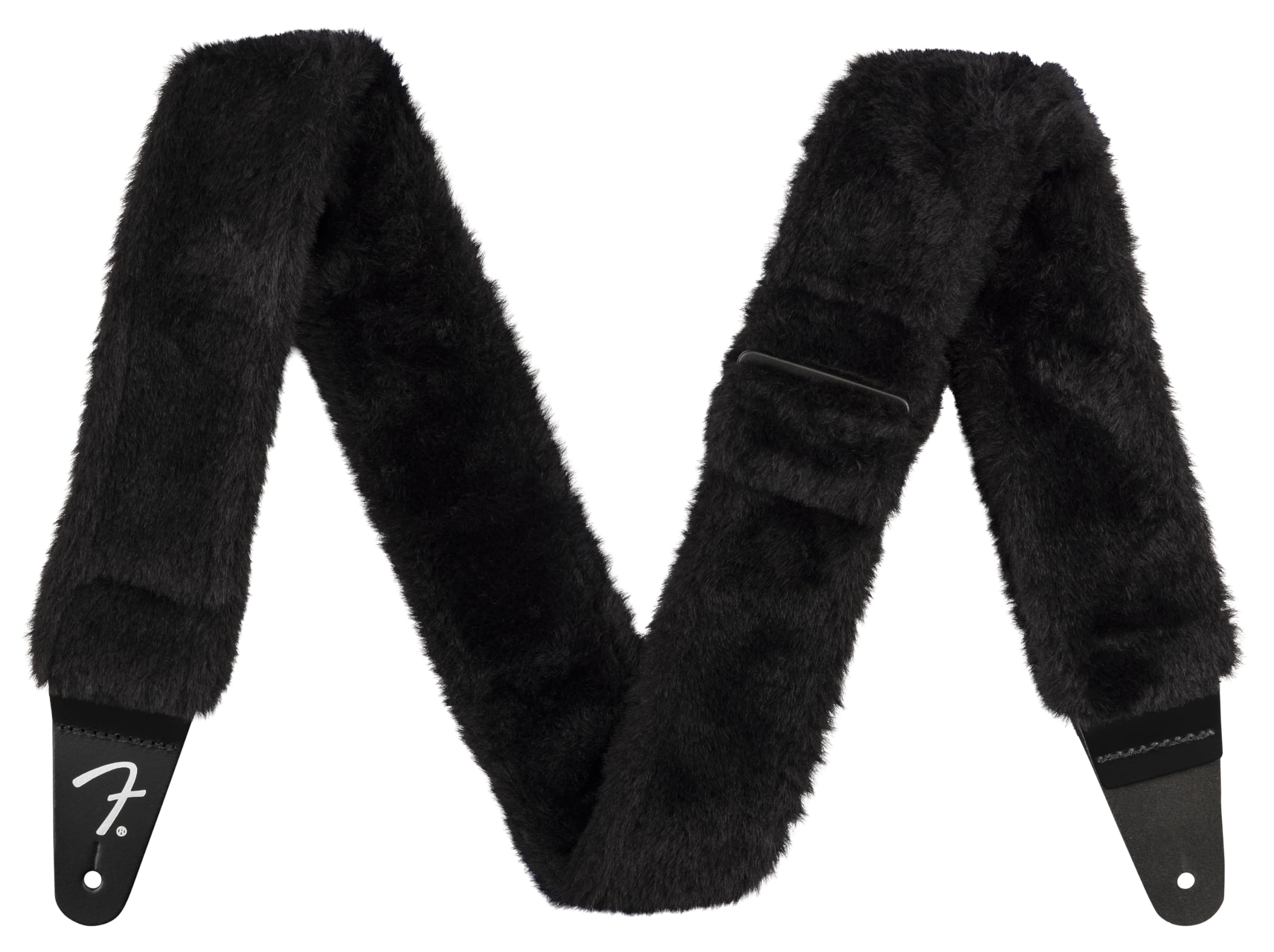 Fender Poodle Plush, Black Guitar Strap (0990642010)