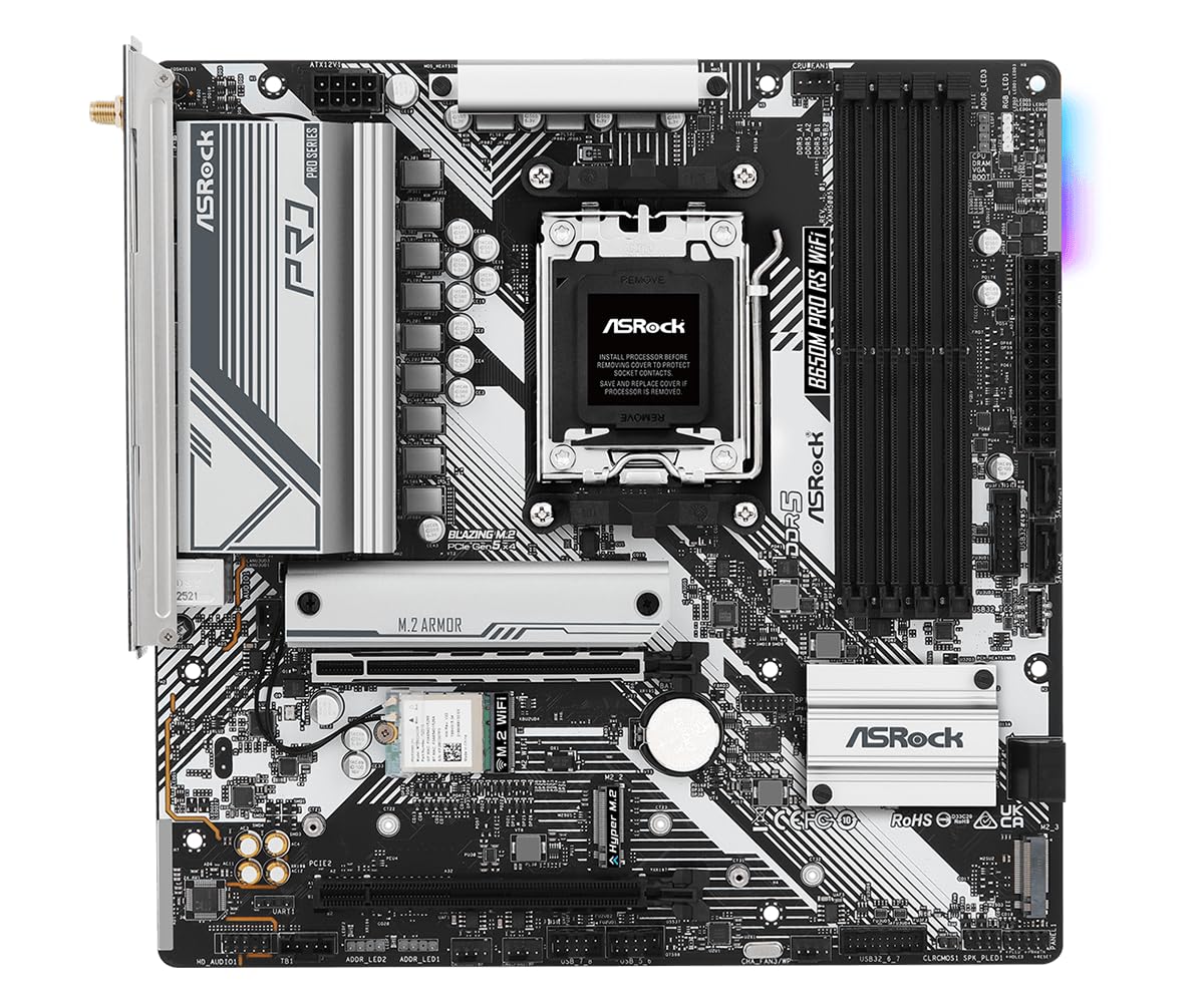 Asrock B650MProRSWiFi Mb Asrockb650m Pro Rs WiFi R