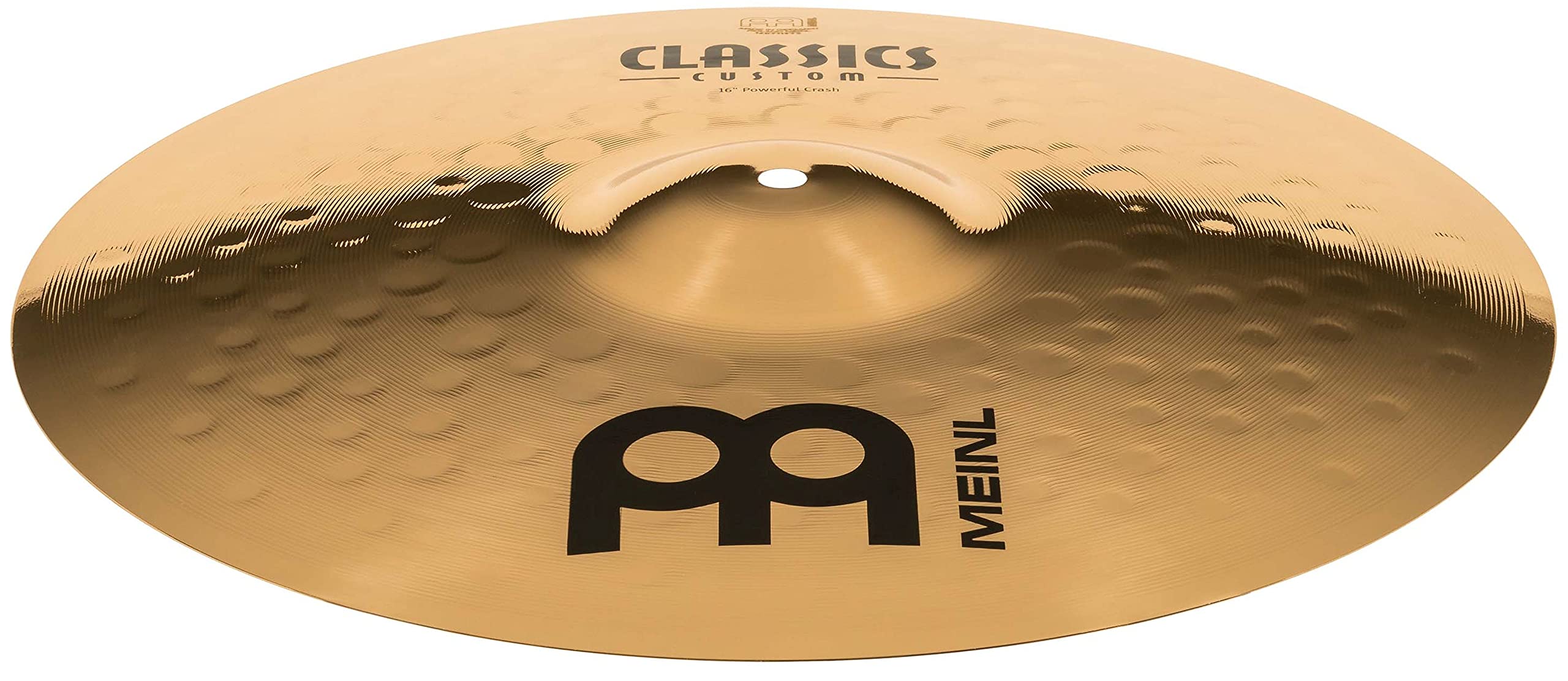 Meinl 16'' Powerful Crash Cymbal   Classics Custom Brilliant   Made In Germany, 2 Year Warranty (Cc16Pc B)