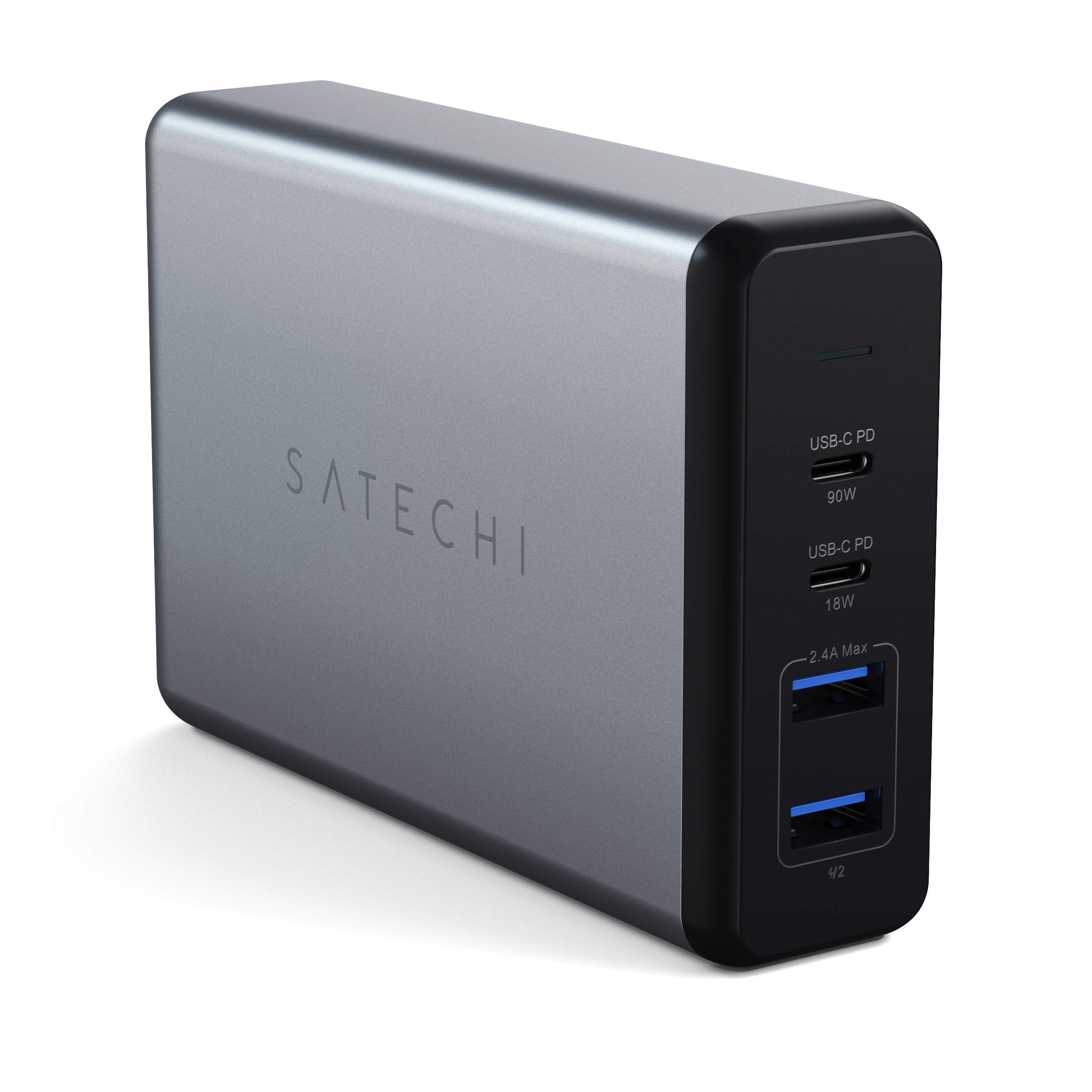 Satechi 108W Usb C Pd Desktop Charger   2 Usb C Pd & 2 Usb A Ports   For 2022 Macbook Pro/Air M2, 2021 Macbook Pro M1, 2022 Ipad Pro M2, 2022 Ipad Air M1, Iphone 14 Pro Max/14 Pro/14/14 Plus (Usa)