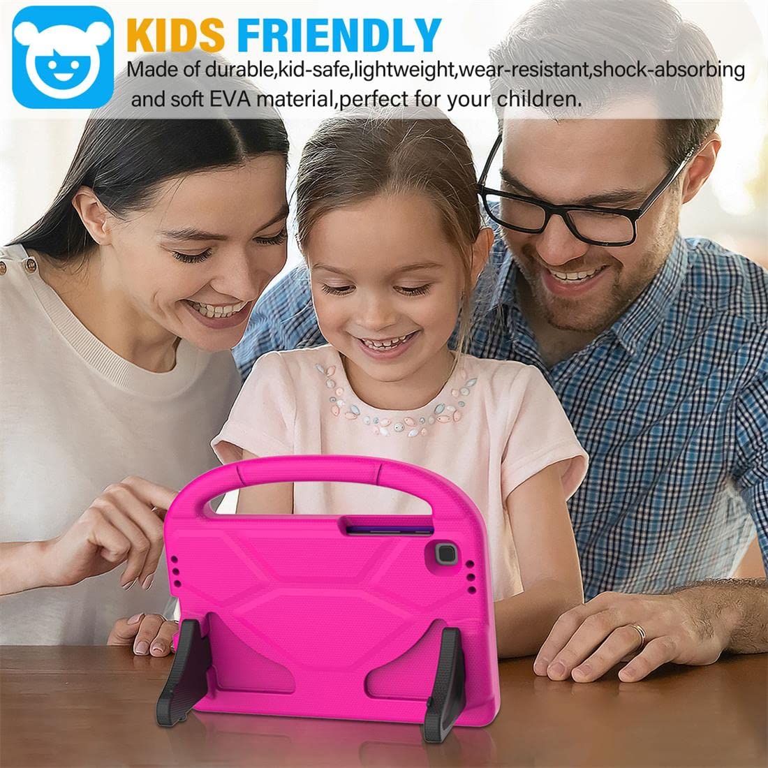 Suplik Kids Case For Samsung Galaxy Tab A7 Lite 8.7 Inch 2021(Sm T220/T225/T227)   With Screen Protector, Durable Shockproof Lig