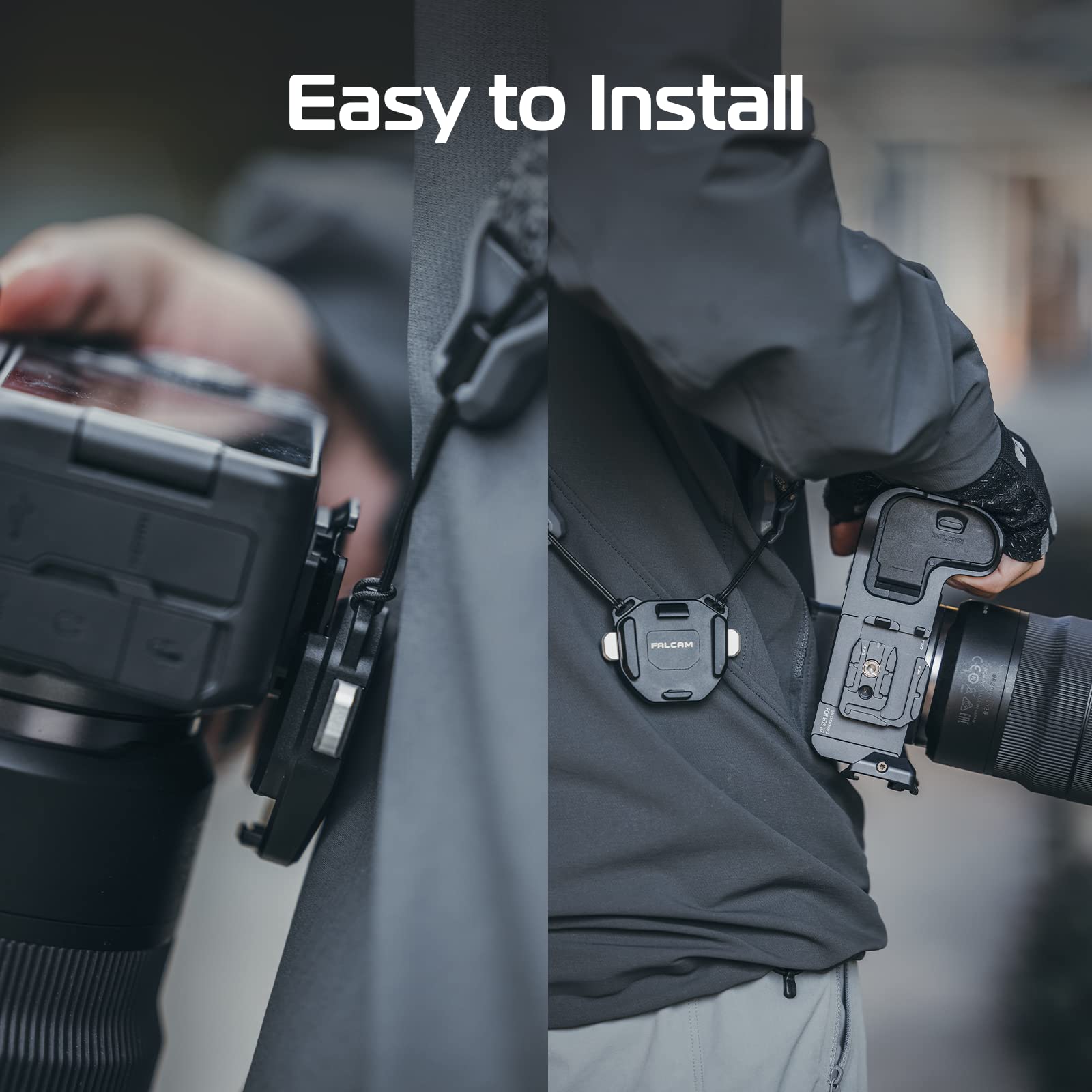 Ulanzi F38 Camera Shoulder Strap Mount Quick Release For Shoulder Straps Kit V2, Qr Plate Camera Tripod Mount Adapter Capture Ca