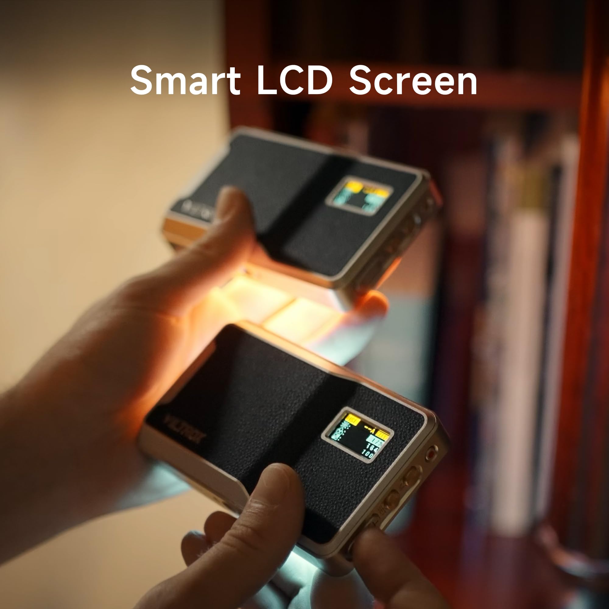 Viltrox 6000Mah Rgb Video Light, Bluetooth Control On Camera Video Light, All Metal Rgb Portable Led Photography Lighting, Led C