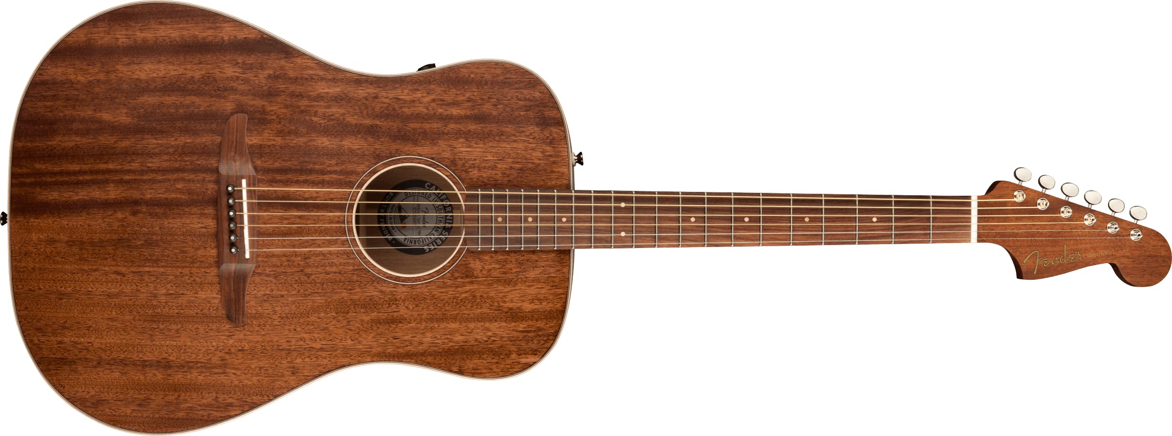Fender All Mahogany Redondo Special Acoustic Guitar, Natural, Pau Ferro Fingerboard, With Gig Bag