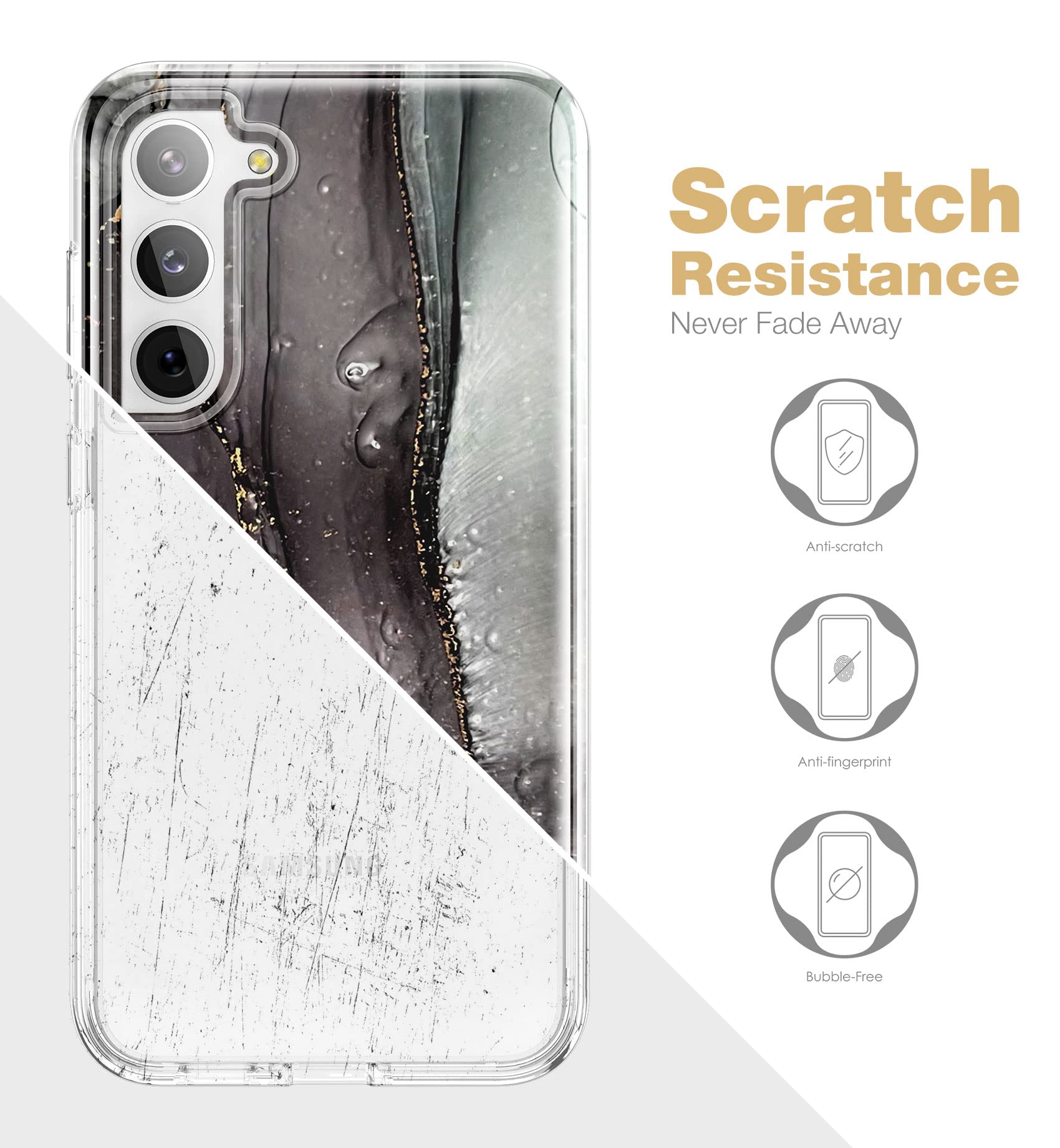 Suritch For Samsung Galaxy S23 Plus Case, [Built In Screen Protector] [Dual Layer Protection ] Full Protection Shockproof Rugged