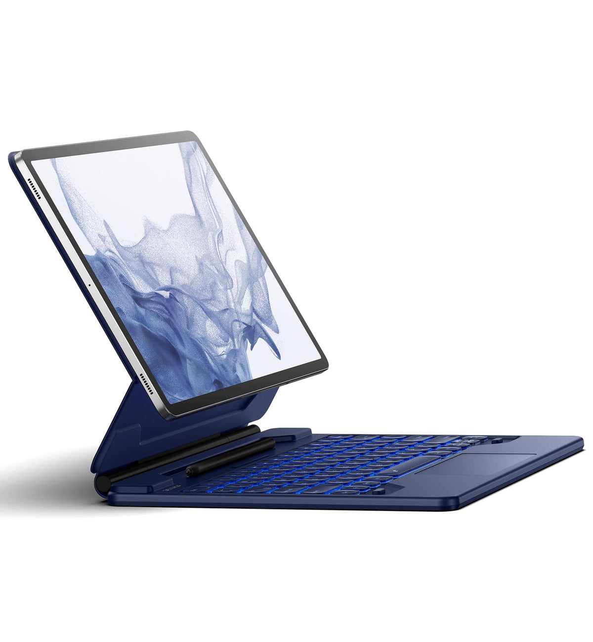 Dexnor For Samsung Galaxy Tab S9+ Plus/S9 Fe+ Plus/S8+ Plus/S7+ Plus/S7 Fe Case With Keyboard 12.4'' Floating Cantilever Magneti