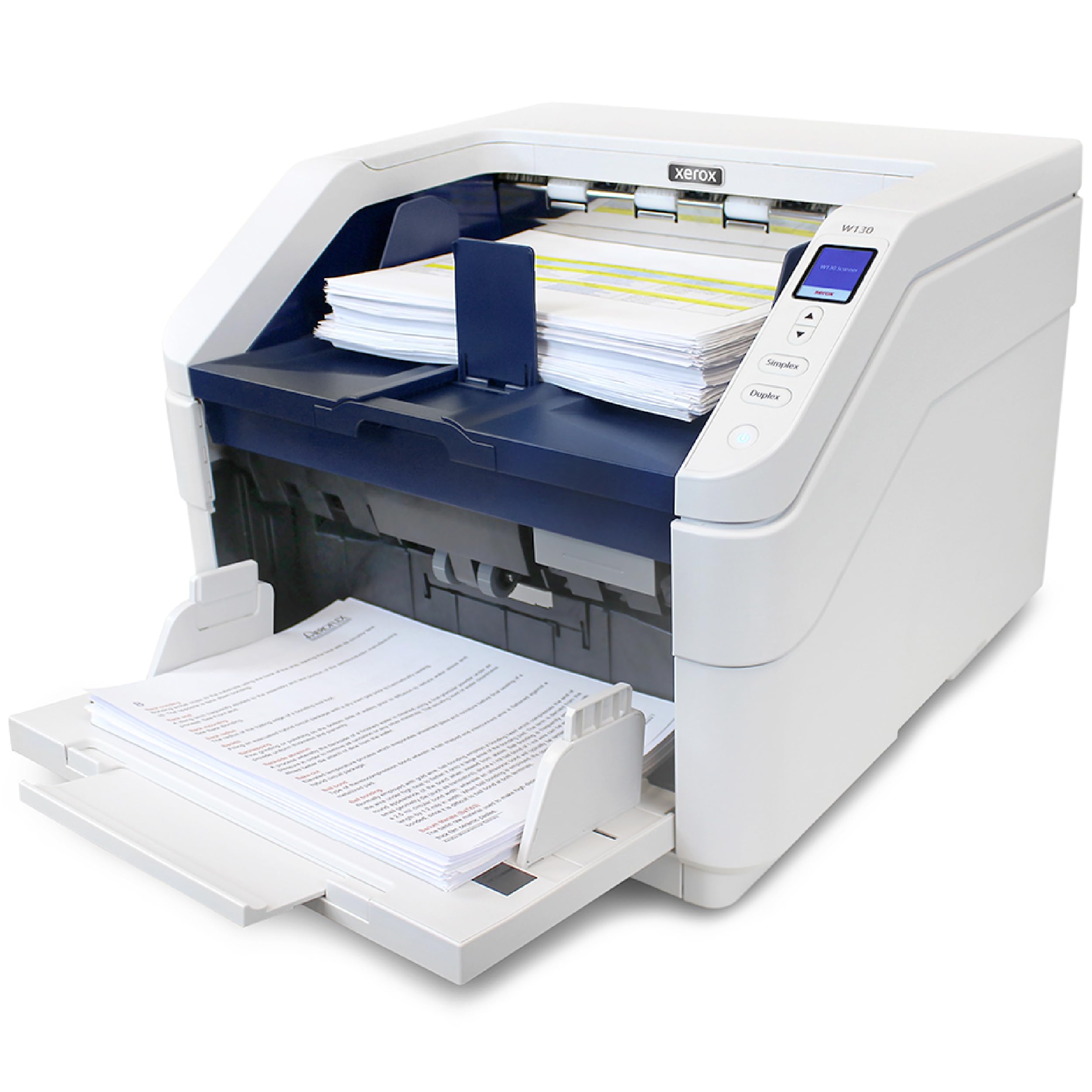 Xerox W130 Duplex Document Scanner for PC, 500-Page Automatic Document Feeder (ADF)
