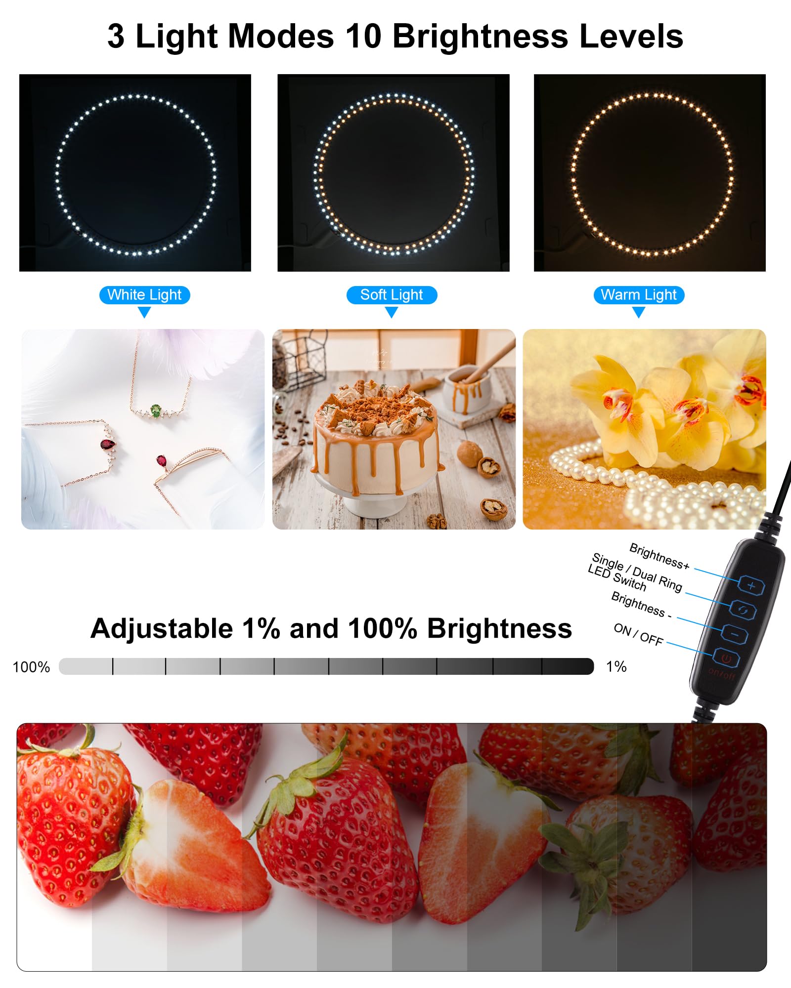 Puluz Light Box Photography, 20X20 Inch Large Photo Light Box With 160 Led Beads, Cri >95, Professional Portable Photo Booth Sho