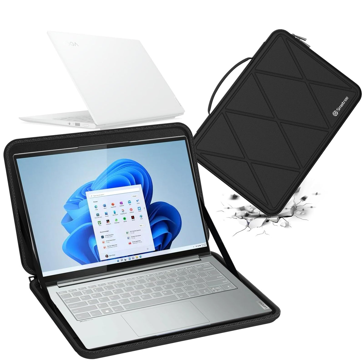 Smatree Hard EVA Protective Sleeve Case Compatible for 14 inch Lenovo Slim Pro 7 Laptop, Waterproof Slim Sleeve Case for 14 inch Lenovo Laptop (X8257)
