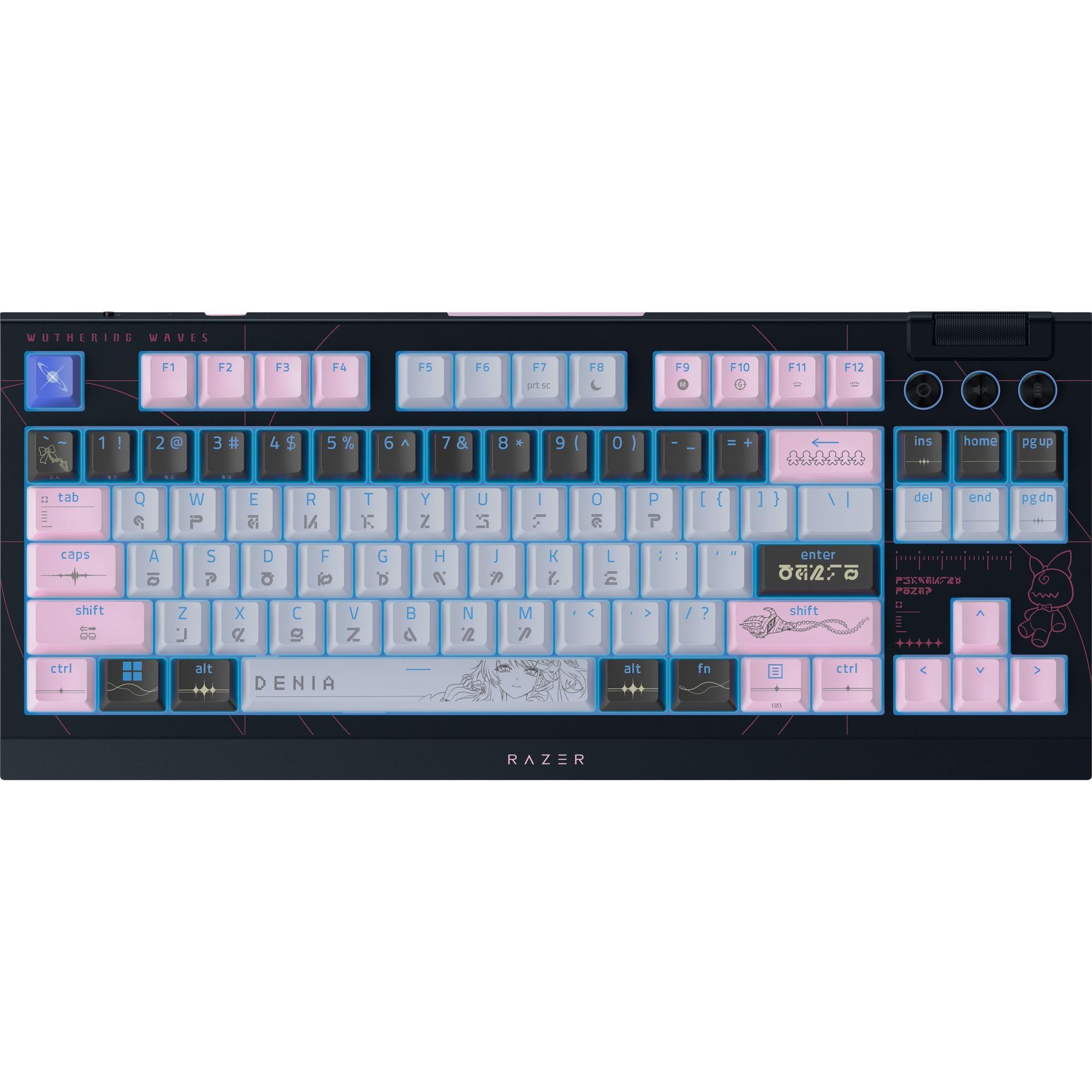 Razer BlackWidow V4 TKL Wireless Gaming Keyboard, Wuthering Waves Edition