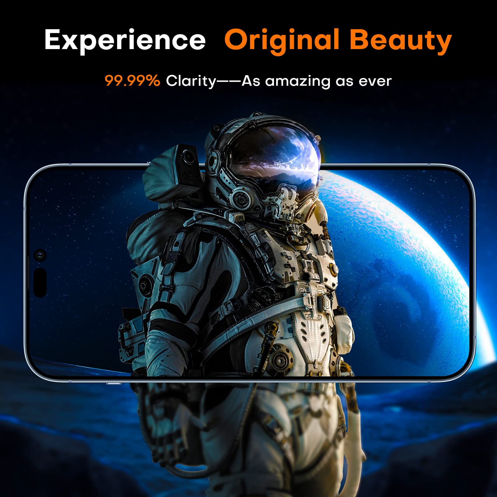 Tocol 4 Pack For Iphone 14 Pro Privacy Screen Protector 6.1''  2X Privacy Tempered Glass Screen Protector & 2X Camera Lens Prote