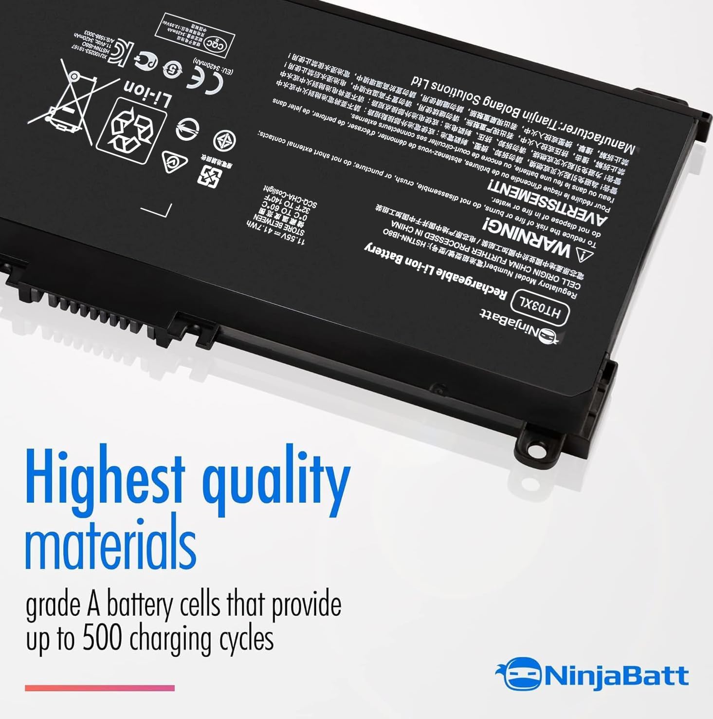 Ninjabatt Ht03Xl Battery For Hp L11119 855 Hw03Xl 7265Ngw Pavilion 15 Db Series14M Dh0003Dx 14M Dh1003Dx 15T Cs200 15 Dy0013Dx 1