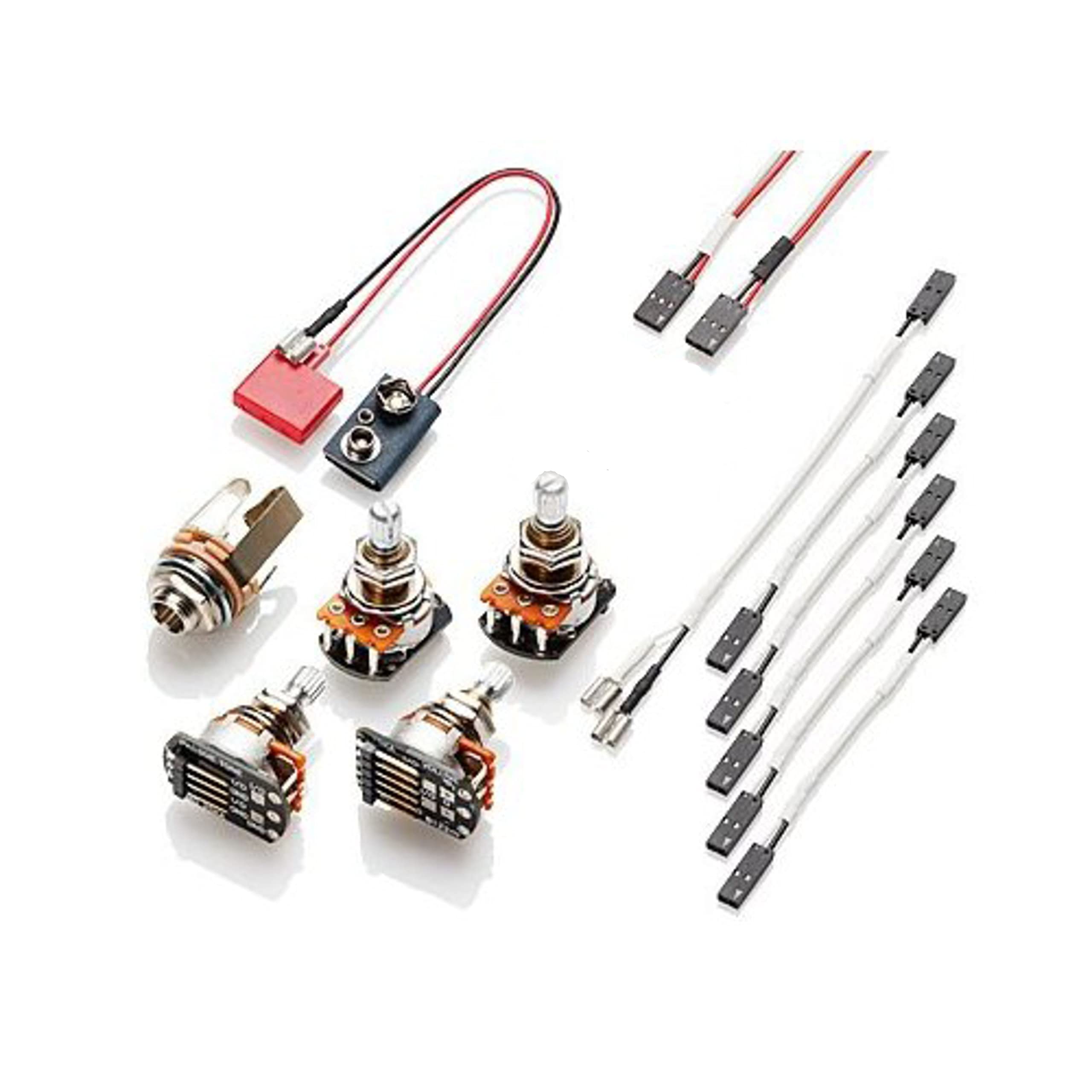 Emg Solderless Wiring Kit For 1 2 Active Pickups   Short Shaft (Strat) 10Mm