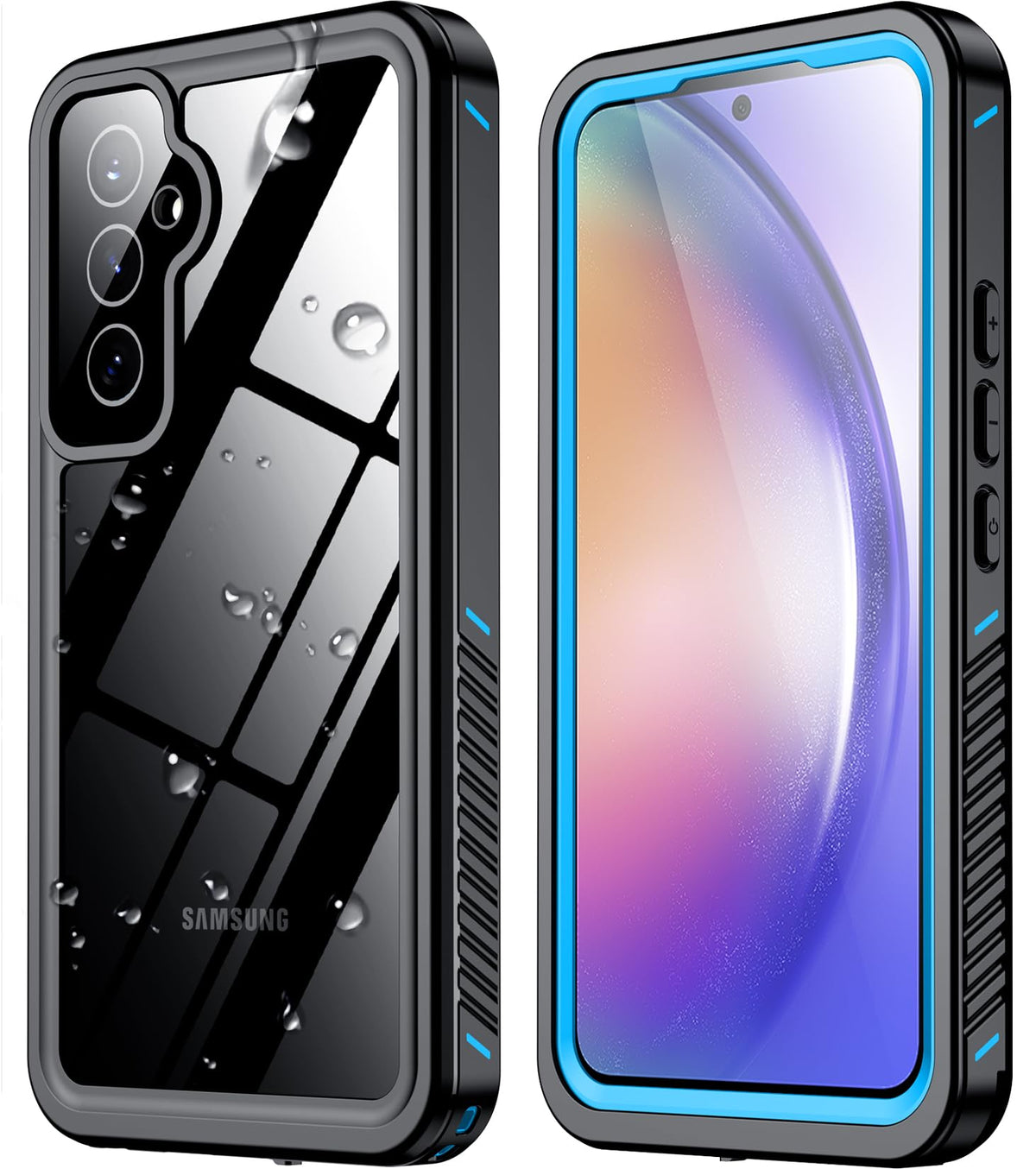Spidercase For Samsung Galaxy A54 Case Waterproof, [12Ft Military Grade Drop Protection] [Ip68 Water Resistance] Full Body Heavy