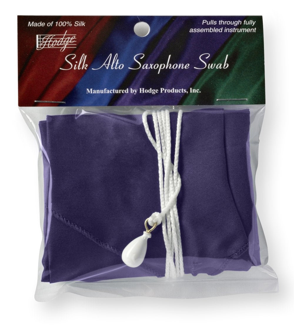 Hodge Silk Alto Saxophone Swab   Purple