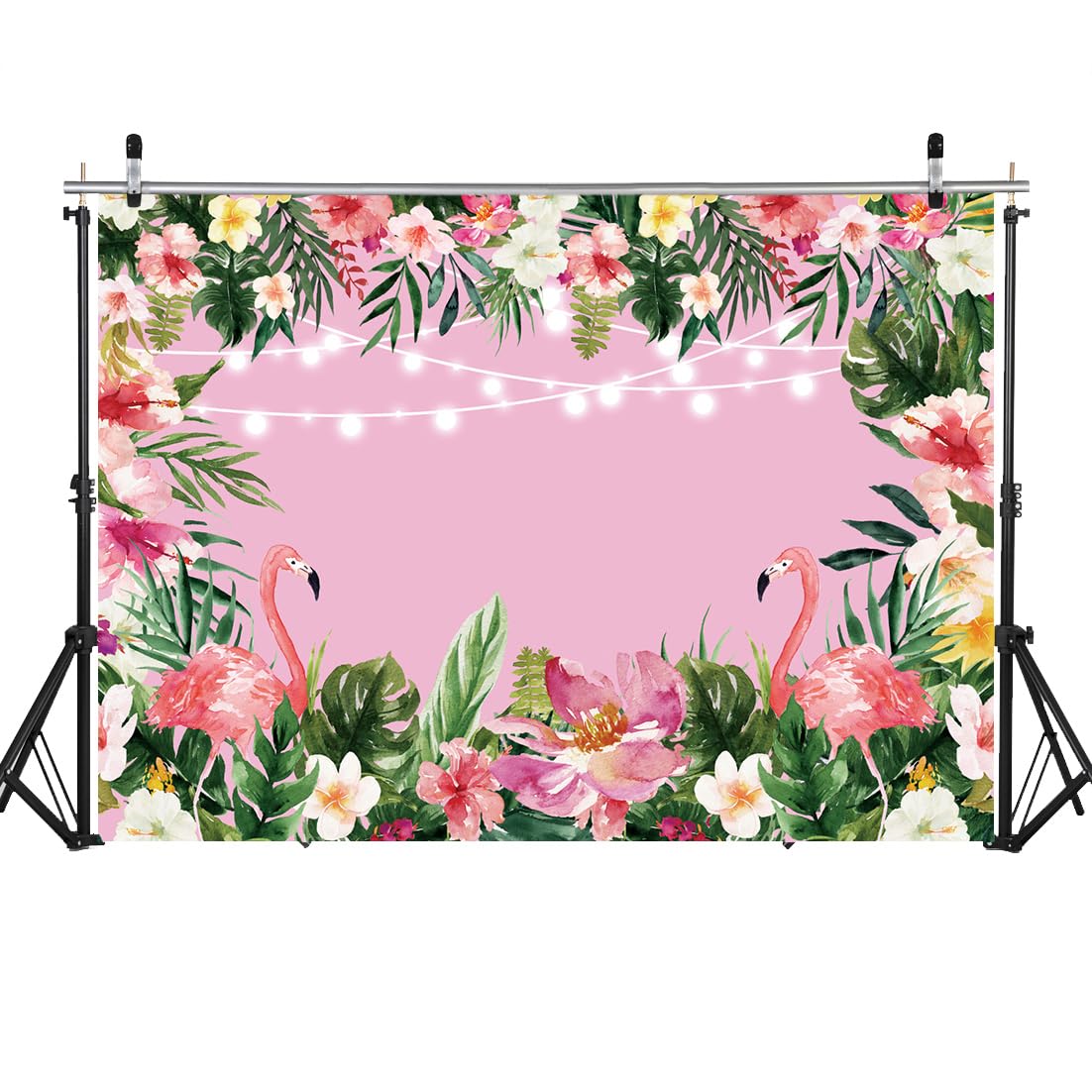 Wolada Flamingo Backdrop Flamingo Photo Backdrop Flamingo Backdrop For Party 7X5Ft 11556