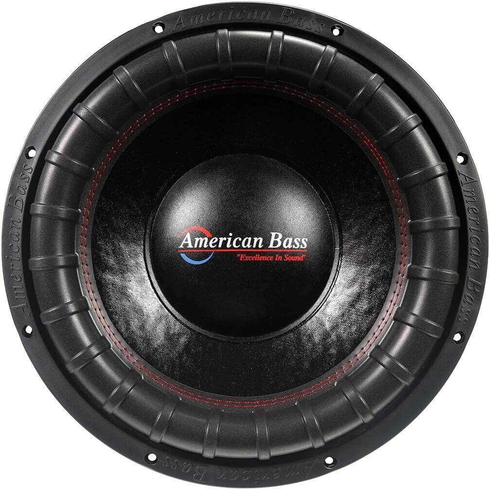 American Bass Elite1544 Elite Series 15 Inch Subwoofer 1200 Rms 2400 Peak 3'' Voice Coil Woofer