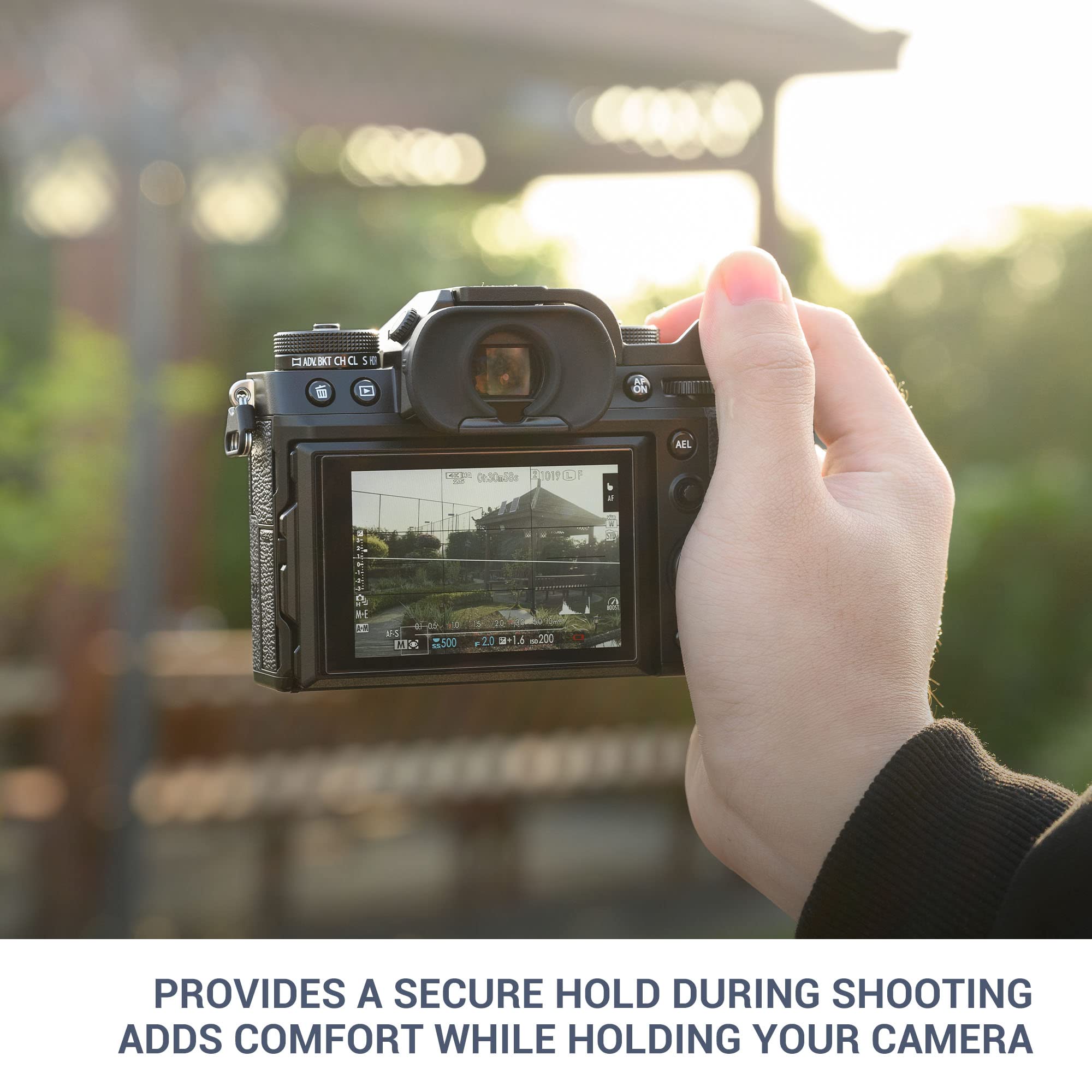 Jjc Metal Thumb Up Grip For Fujifilm Fuji X T5 Xt5 X T4 Xt4 X T3 Xt3 Camera, Hot Shoe Thumb Rest Support For Easier Handling & S