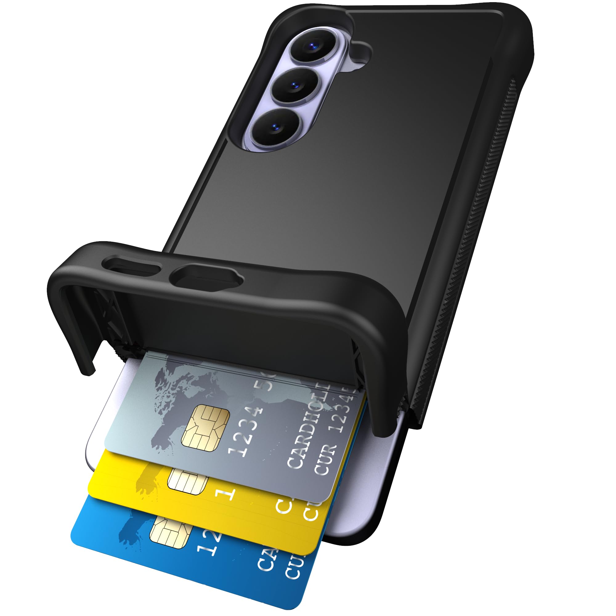 Scooch for Samsung Galaxy S26 Case with Card Holder, Wingmate Wallet Case with Hidden Card Slot and RFID Protection, Holds up to