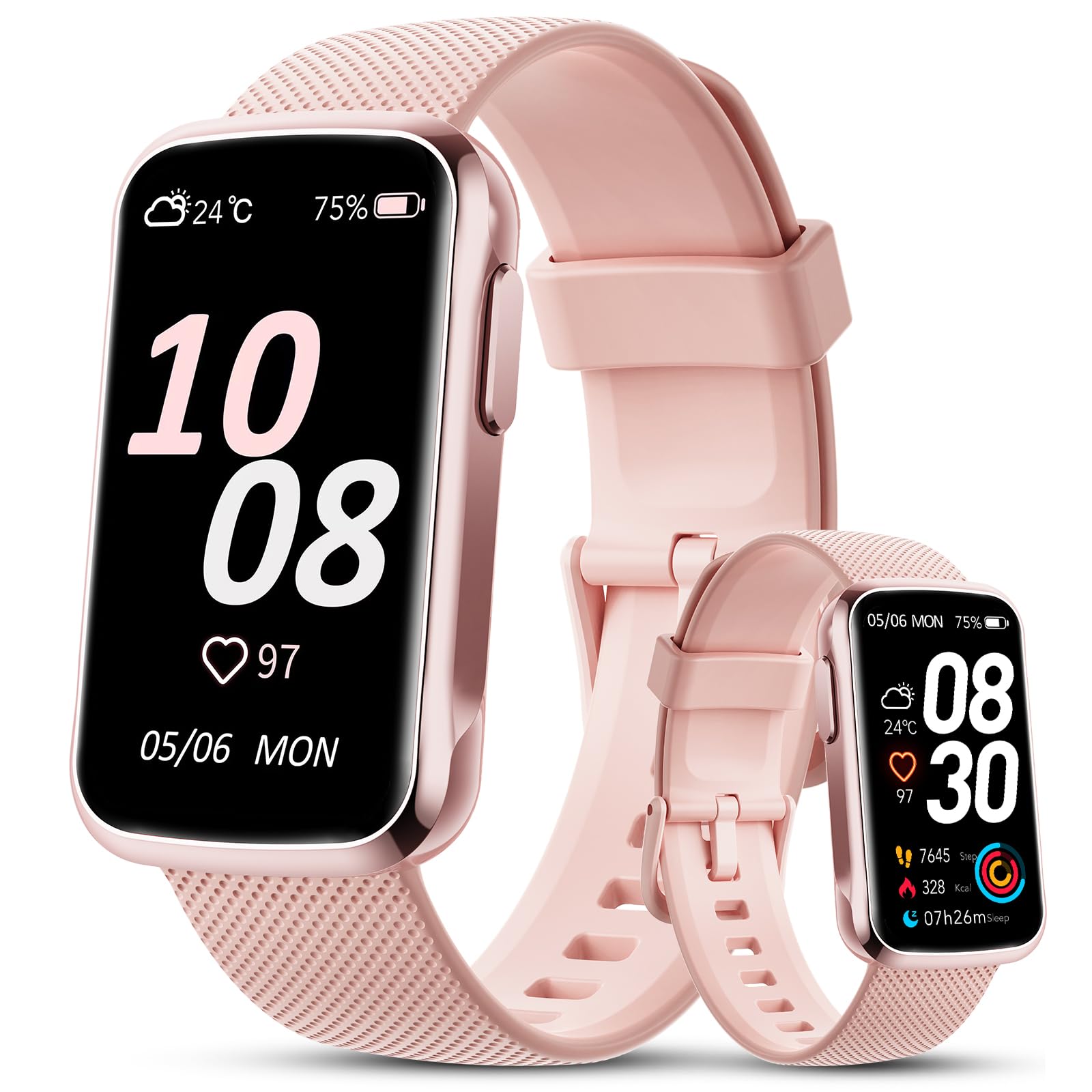 Fitness Tracker Watch, Fitness Watches For Women Men With 24/7 Heart Rate/Sleep Monitor, 20+ Sports Modes Smart Watches For Wome