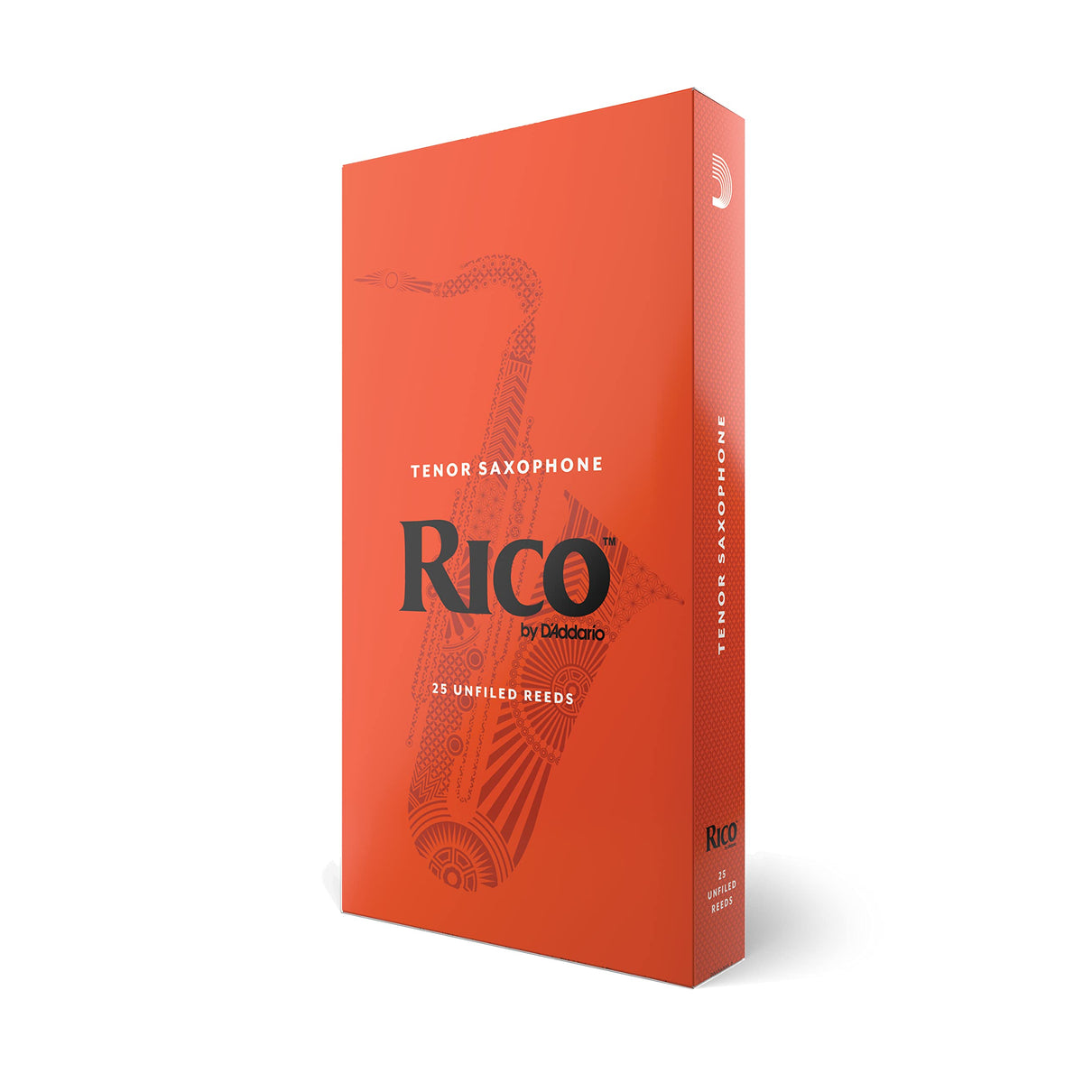 Daaddario Woodwinds Rico Tenor Saxophone Reeds - Tenor Sax Reeds - Unfiled Cut, Thinner Vamp For Ease Of Play - Strength 35-25 P