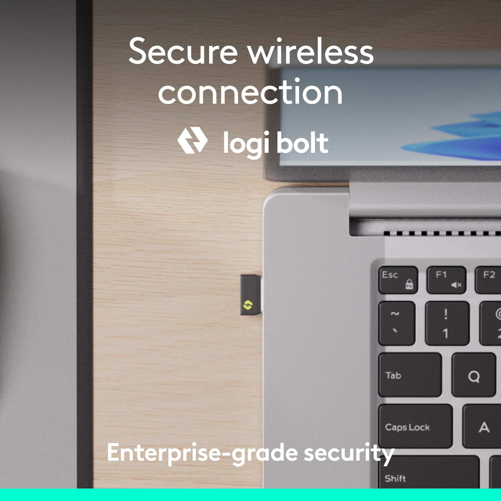 Logitech Signature Slim Mk955 Combo For Business | Copilot Edition, Microsoft Copilot, Copilot In Windows, Wireless Keyboard And