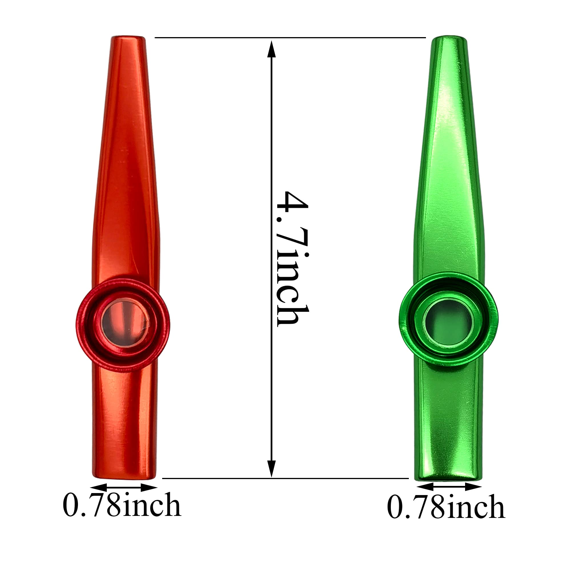 2 Packs Kazoos Set For Kids Adults With Six Membrane Flutes Diaphragm Mouth | Kazoos Musical Instruments | Good Gift For Kids, (