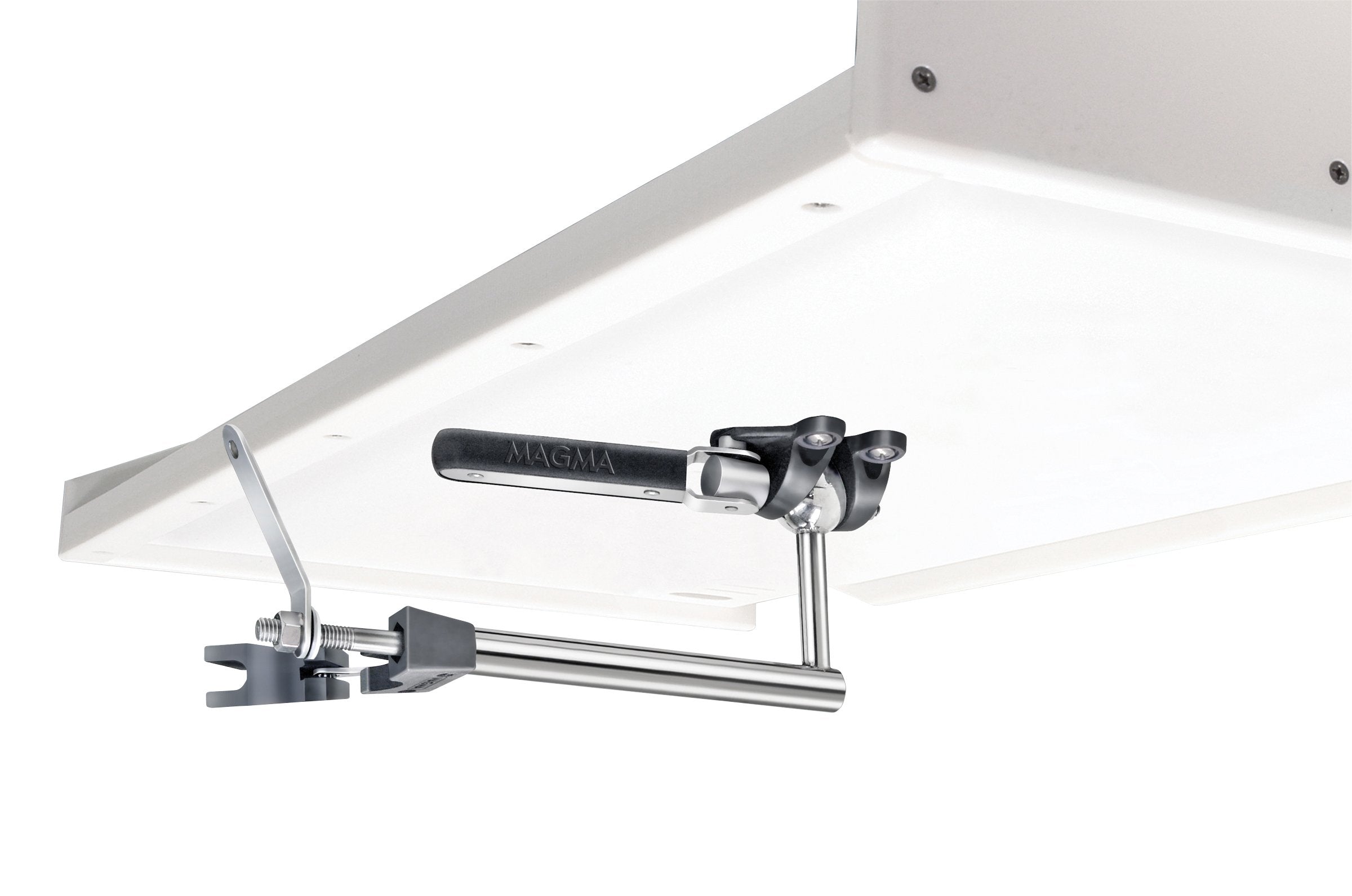 Magma Products, T10 780, Levelock Vertical Round Rail Single Mount, 7/8'' Or 1'' Rails, Multi, One Size