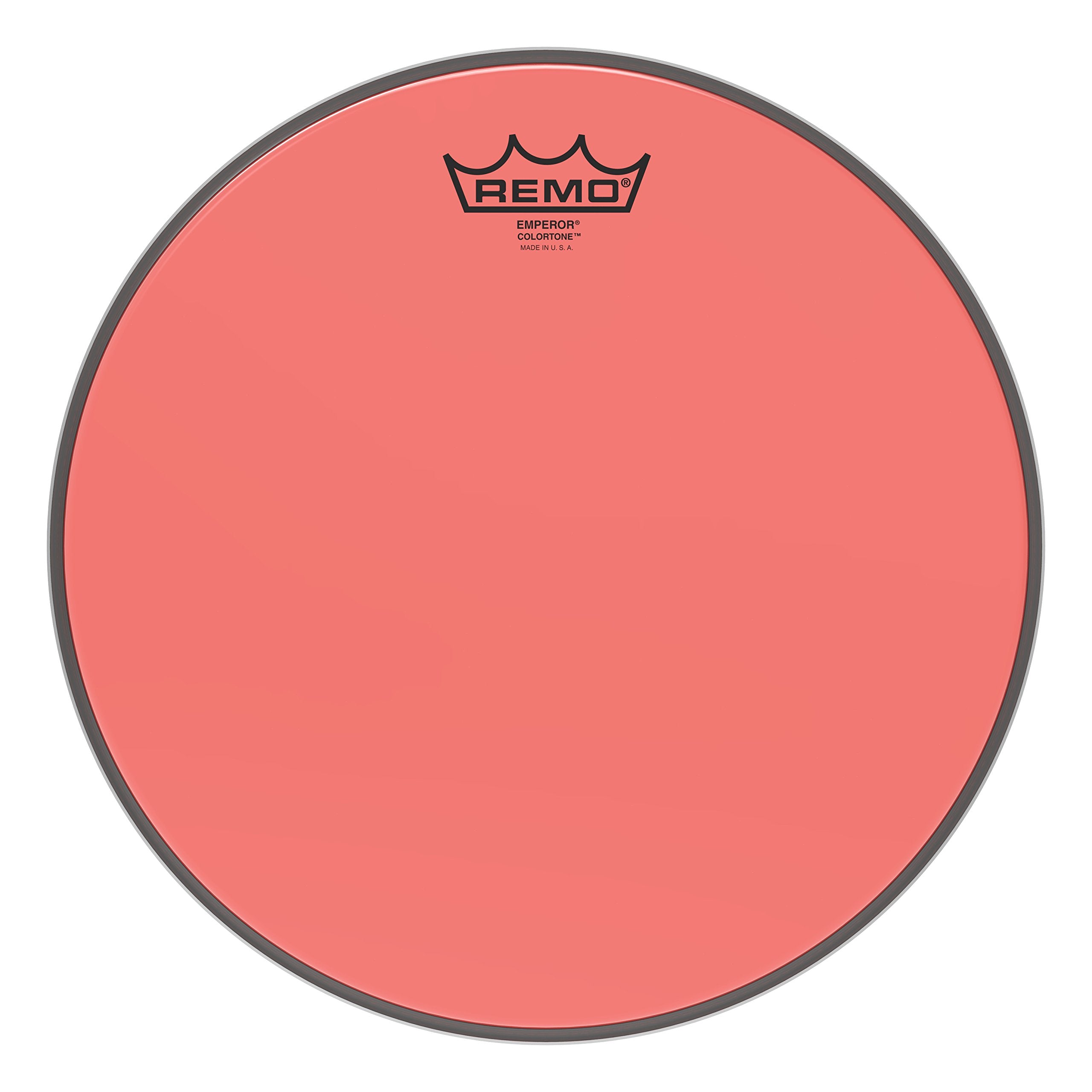 Remo Emperor Colortone Red Drumhead, 12'