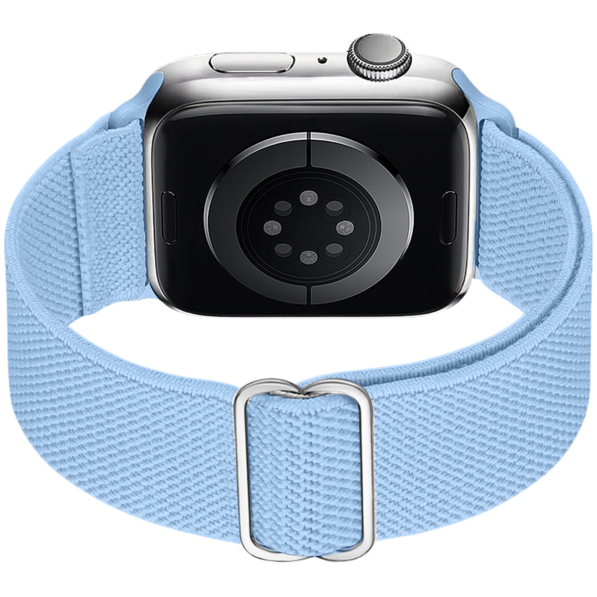 Miterv Stretchy Nylon Loop Bands Compatible With Apple Watch 38Mm 40Mm 41Mm 42Mm 44Mm 49Mm 46Mm Adjustable Soft Elastics Strap C