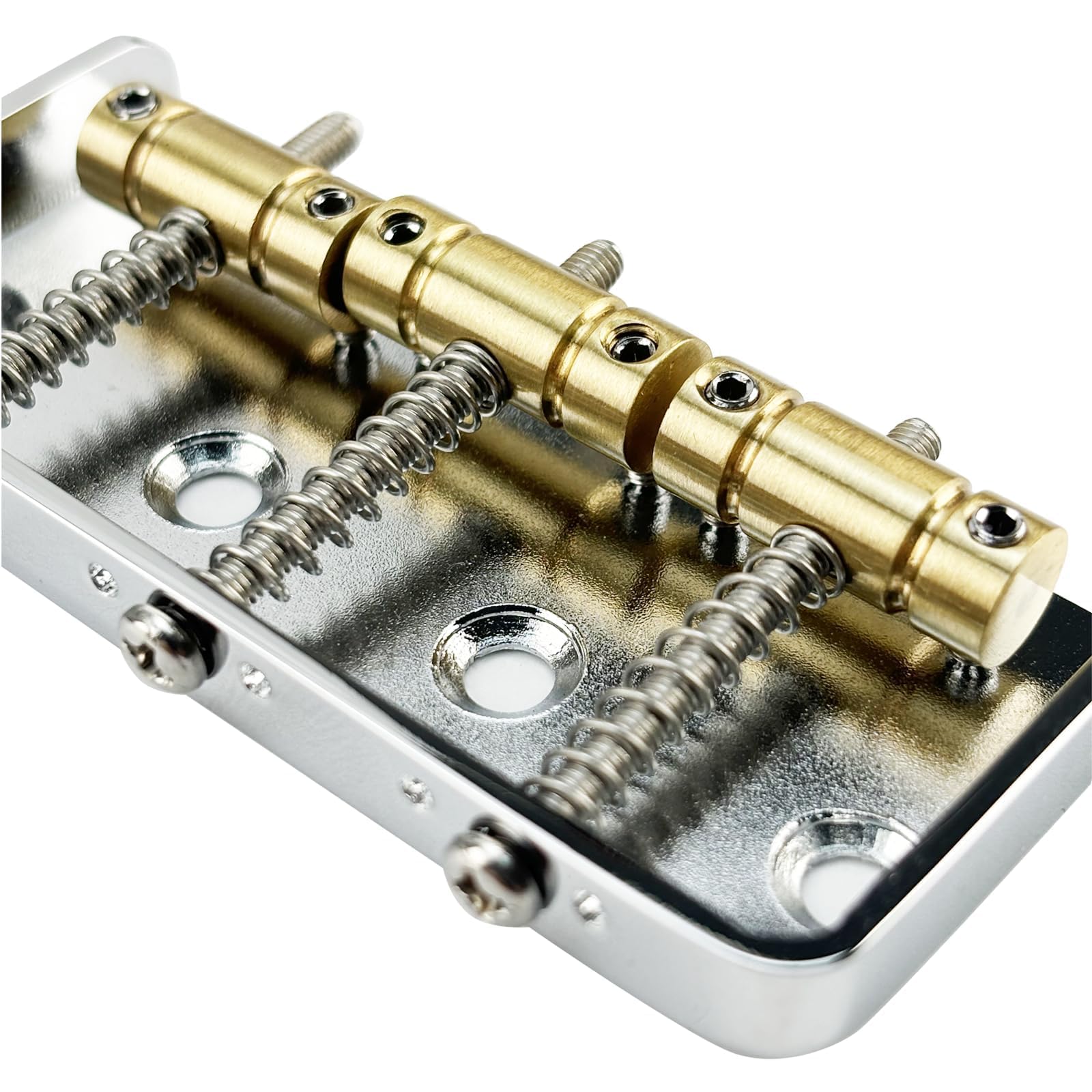 Ovsal 3-Pack Electric Guitar Brass Saddles 10.8Mm Brass Guitar Bridge Saddles Compatible With Vintage Style Fender Telecaster Te
