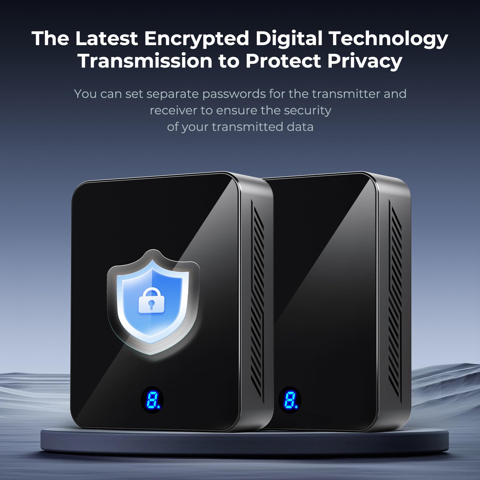 Wireless Hdmi Transmitter And Receiver 4K 30Hz, 400Ft/120M Long Range, 9 Adjustable Channels, 1Tx To 3Rx- Stream Hd Video/Audio