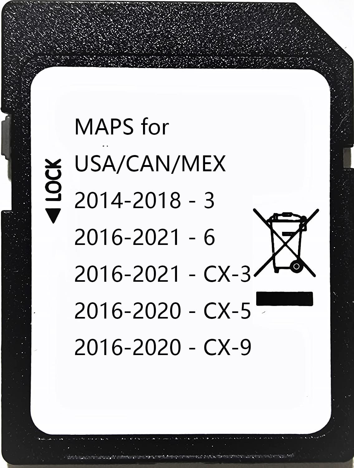 2020 21 Gps Navigation Card Compatible With Ma*Da 3 6 Cx 3 Cx 5 Cx 9