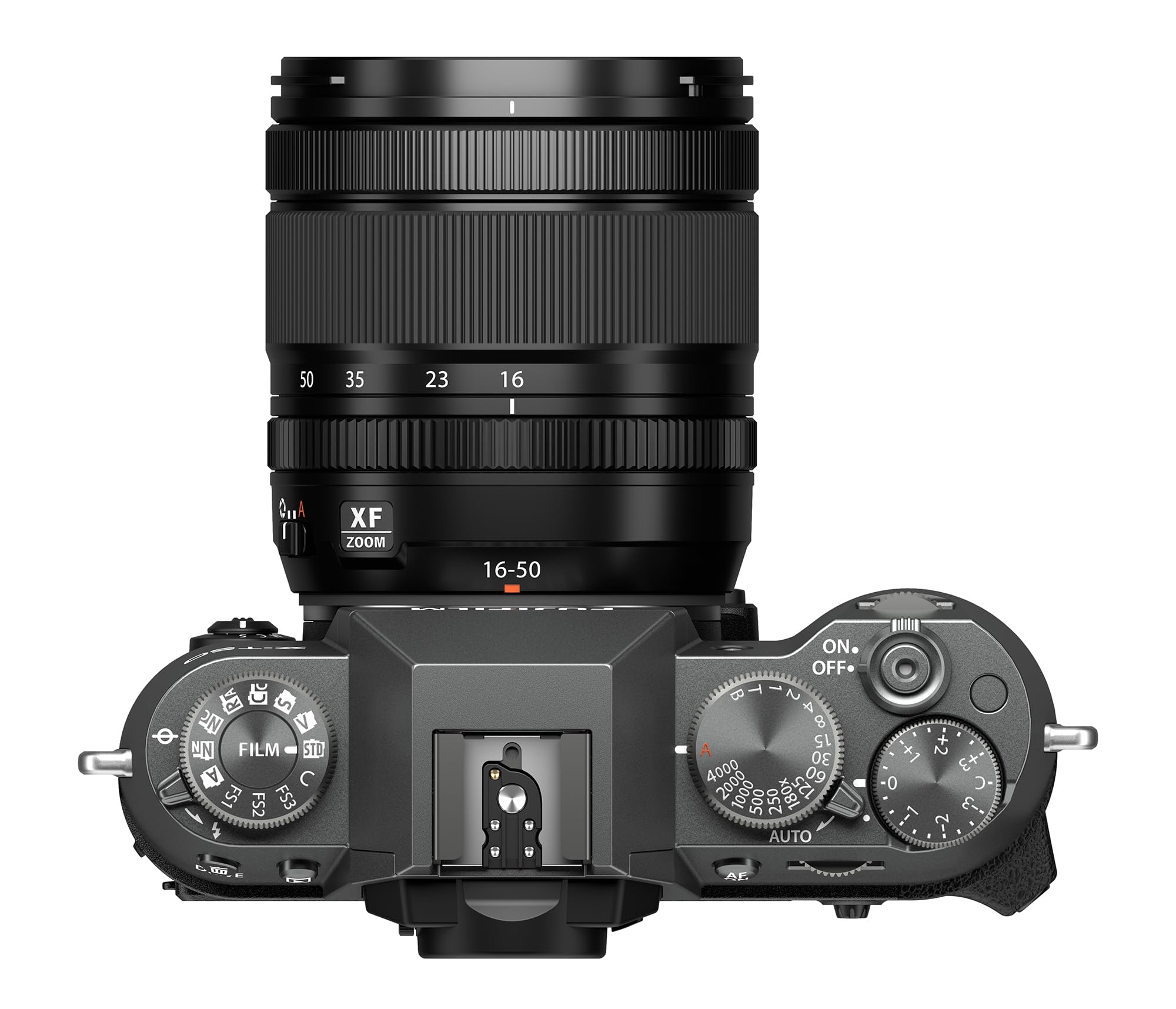 Fujifilm X-T50 Mirrorless Digital Camera Xf16-50Mmf2.8-4.8 R Lm Wr Lens Kit - Charcoal Silver