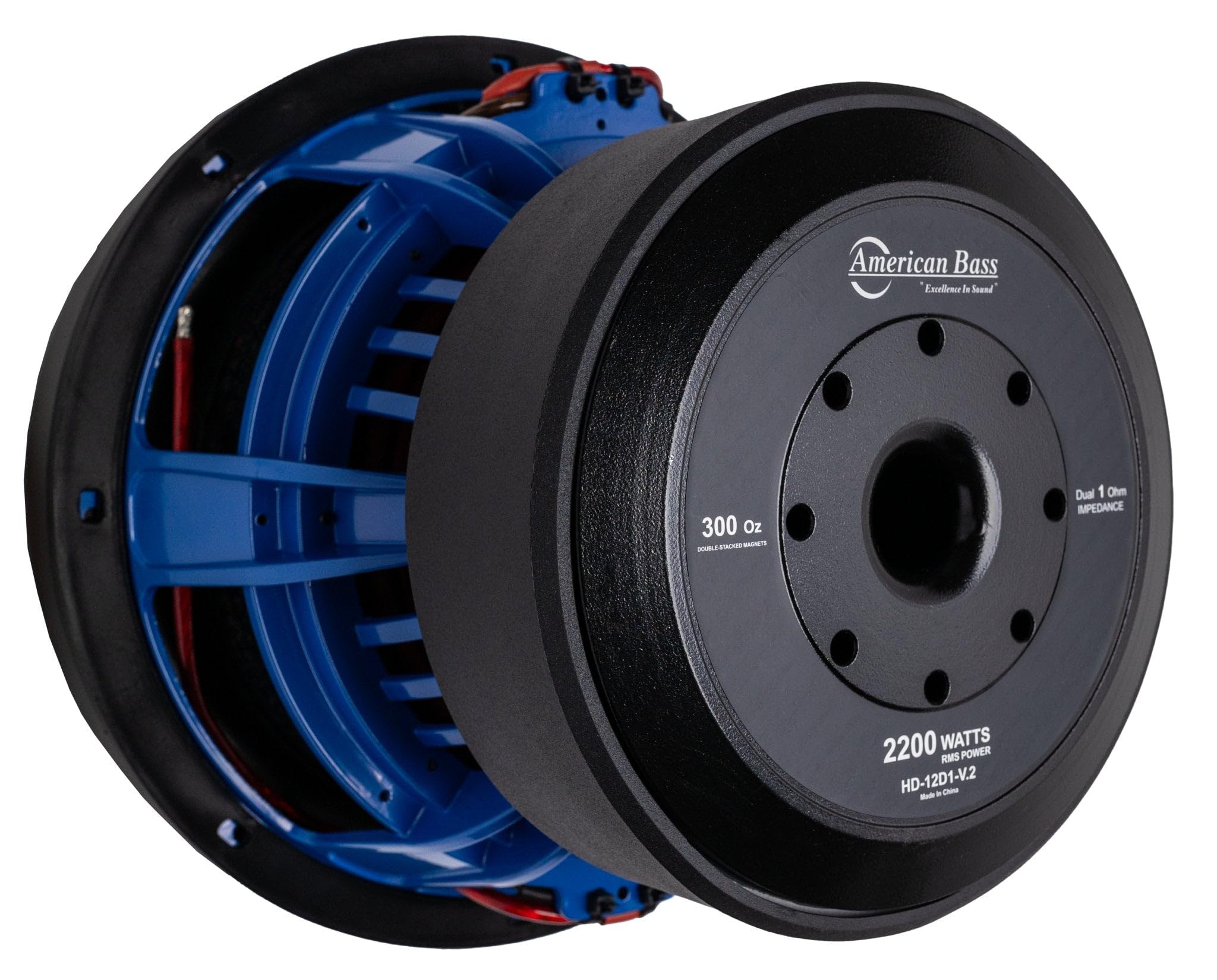 American Bass Usa Hd 12D1 4000 Watt Dual 1 Ohm Subwoofer