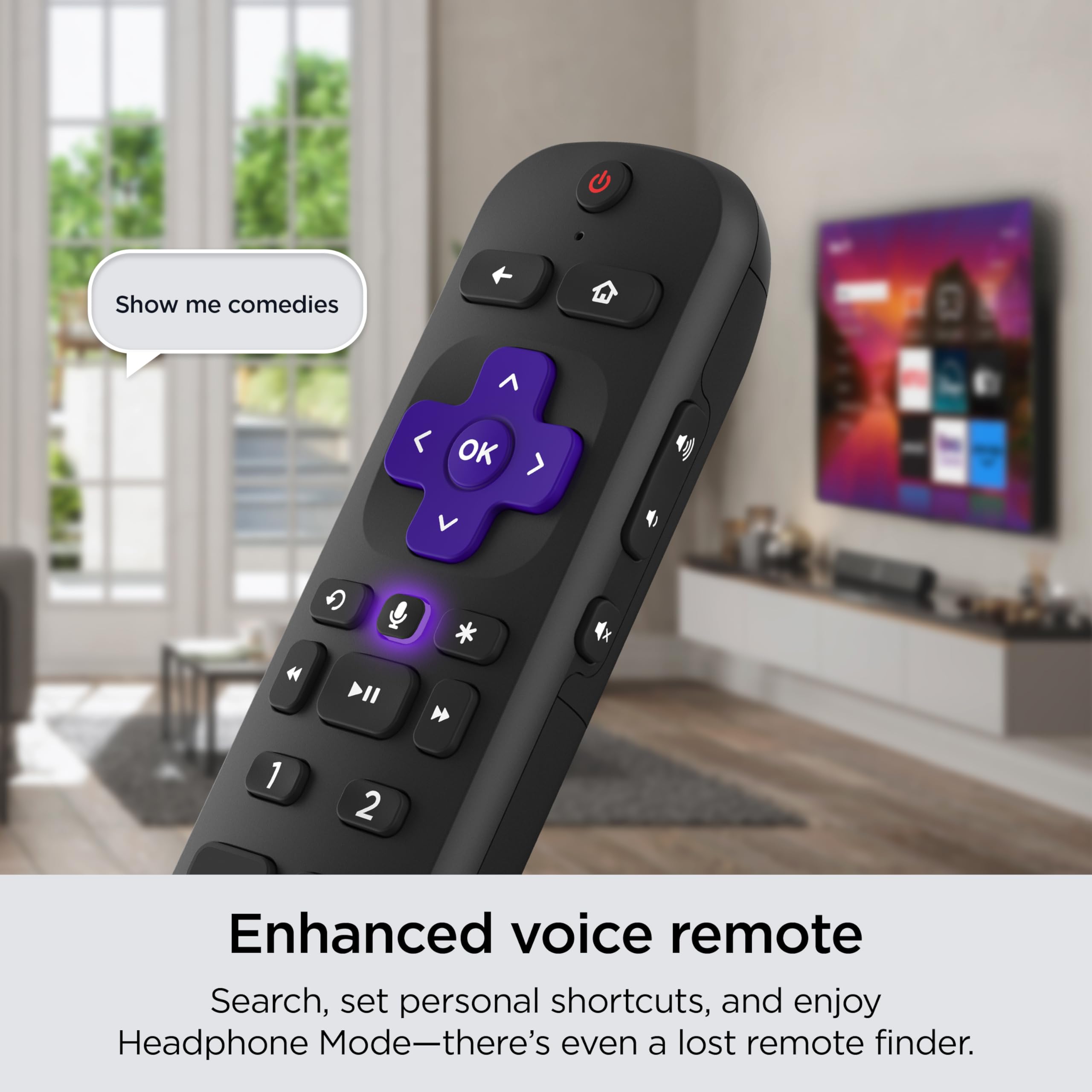 Roku Smart Tv   75 Inch Select Series 4K Hdr Rokutv Enhanced Voice Remote, Brilliant 4K Picture, Automatic Brightness, & Seamles