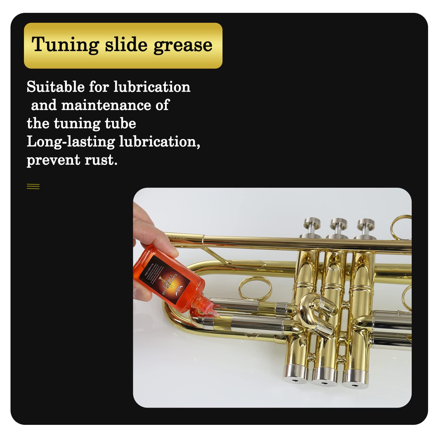 Synthetic Tuning Slide Grease For Trumpet,Trombone,French Horn,Tuba,Euphonium And Other Brass Instruments