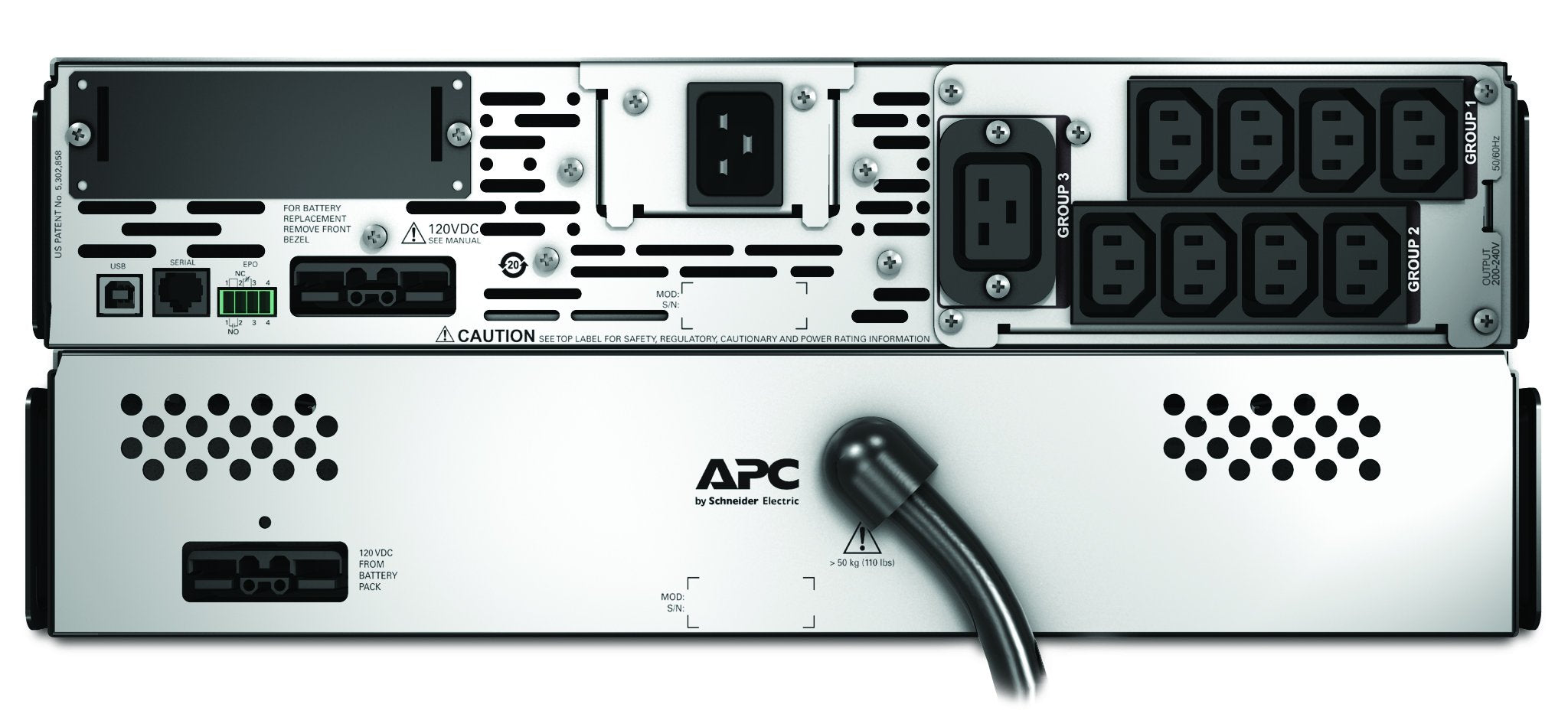 Apc Smx3000Rmhv2U External Ups, Black