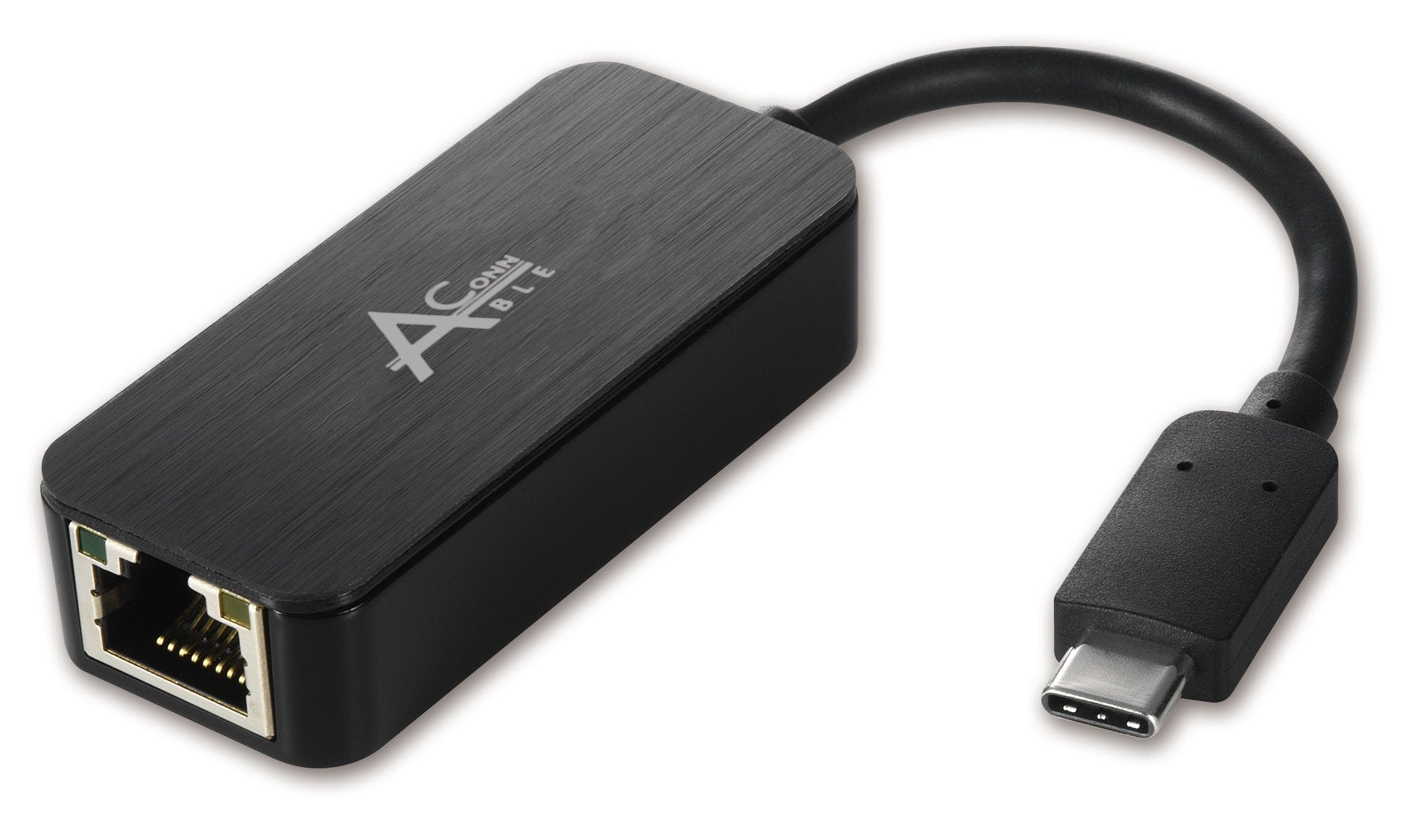 Ableconn Usbce1003 Usb C To Gigabit Ethernet Adapter (Black)   Gigabit Rj45 To Usb Type C Ethernet Lan Network Adapter